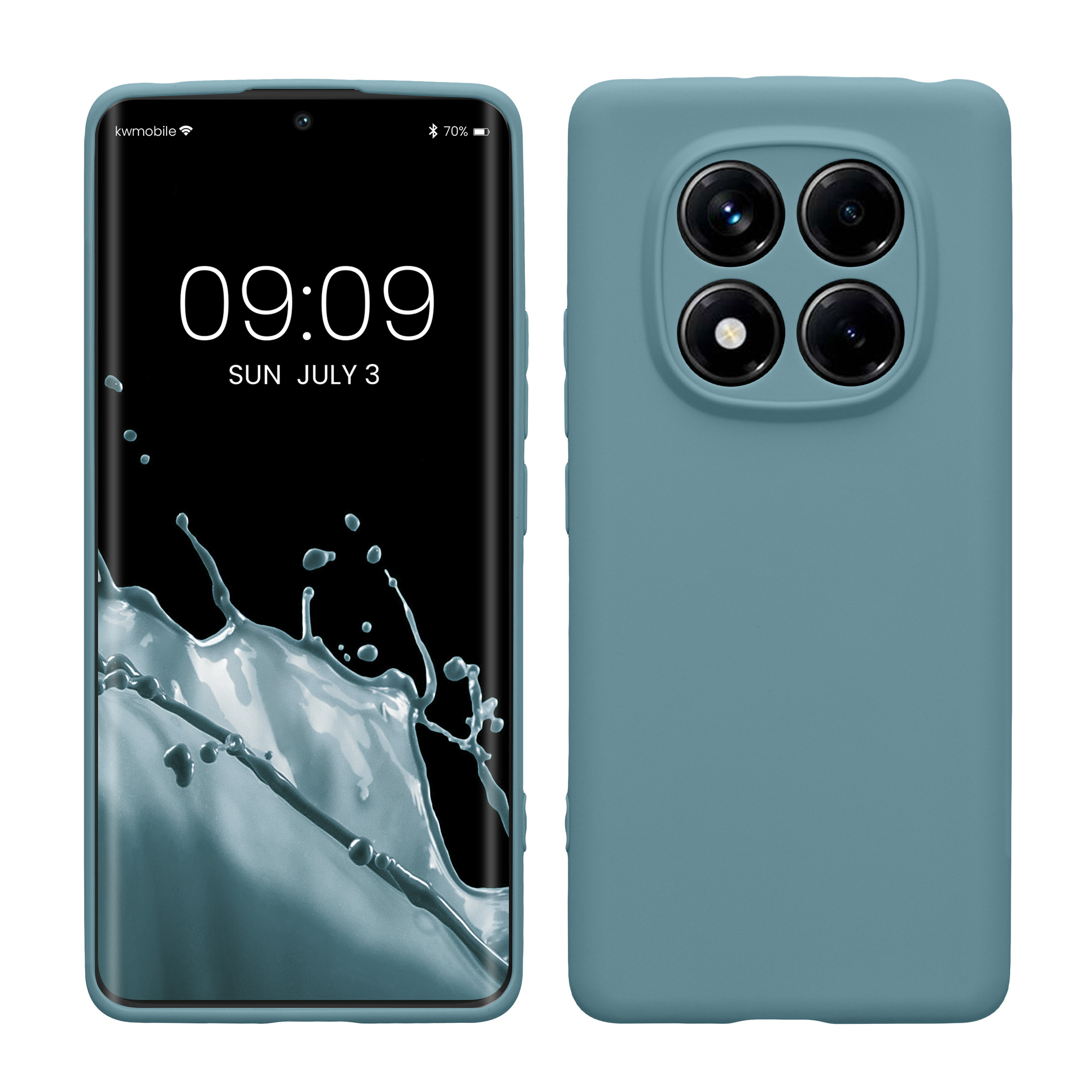Kryt Xiaomi Redmi Note 14 Pro 4G silikonový TPU červená kwmobile