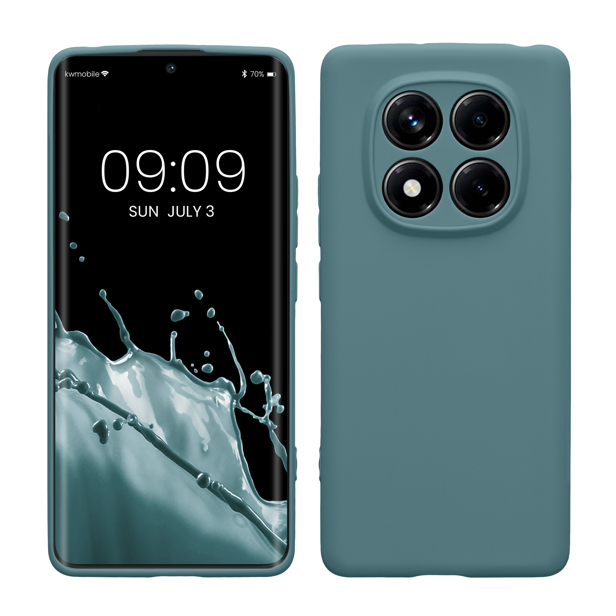 Kryt Xiaomi Redmi Note 14 Pro 4G silikonový TPU arktická noc kwmobile