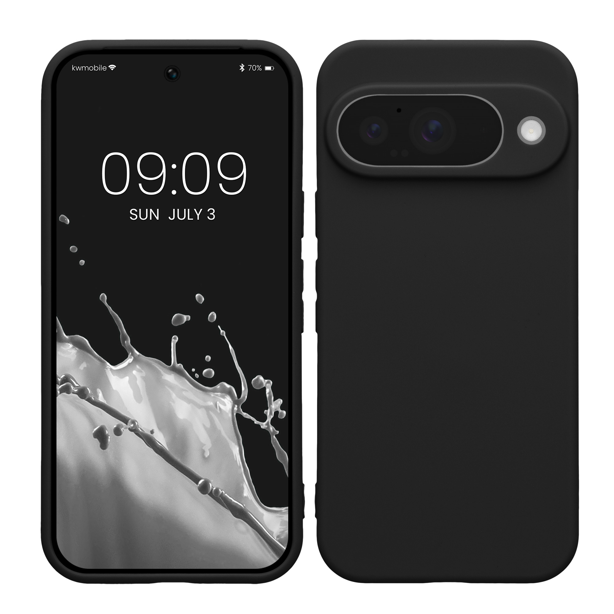 Matný TPU kryt pro Google Pixel 10 kwmobile ‑ matná černá