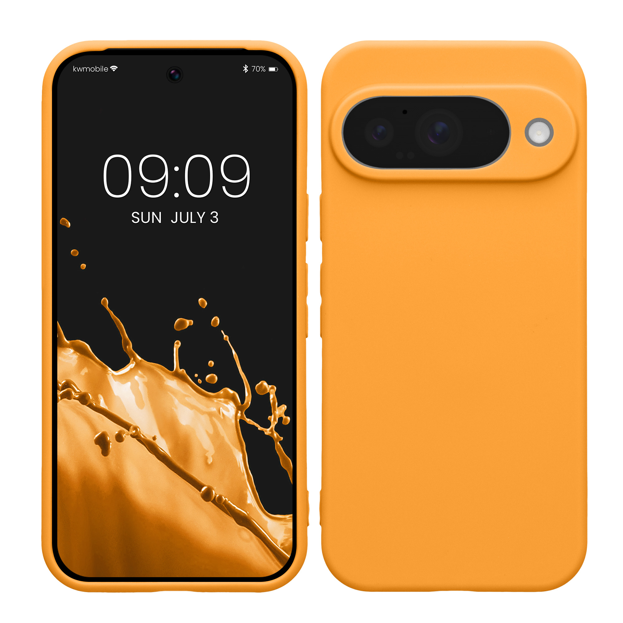 Kryt na mobil Google Pixel 10 kwmobile - oranžová