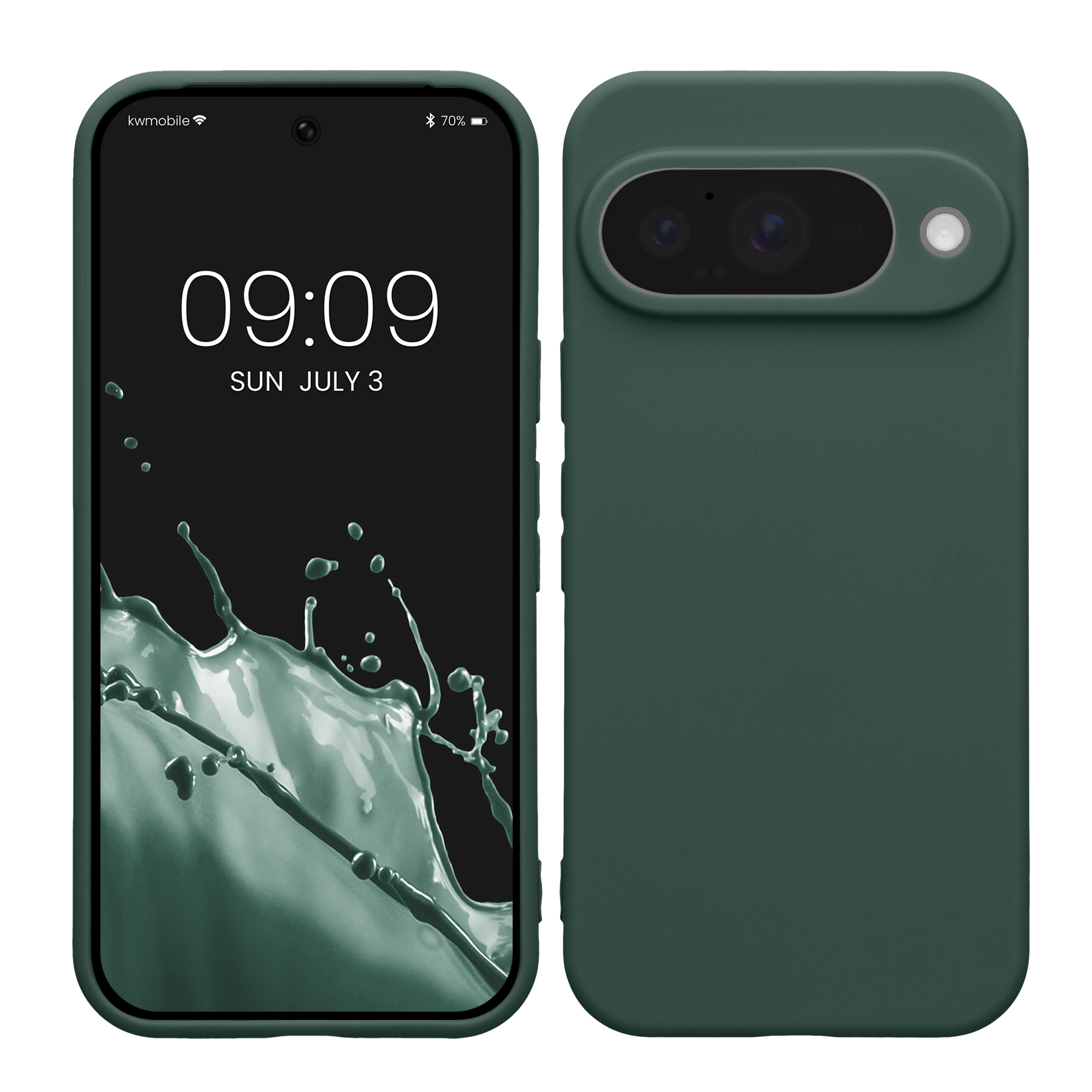 Kryt na mobil Google Pixel 10 kwmobile - mechově zelená