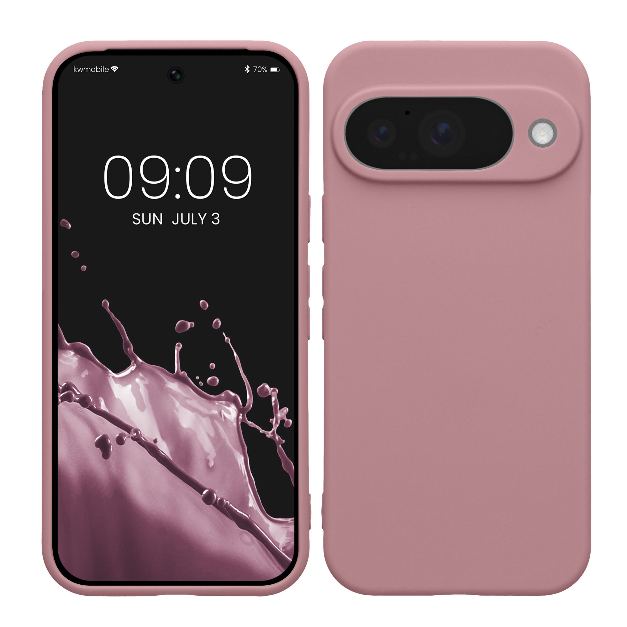 Kryt na mobil Google Pixel 10 kwmobile - matná starorůžová