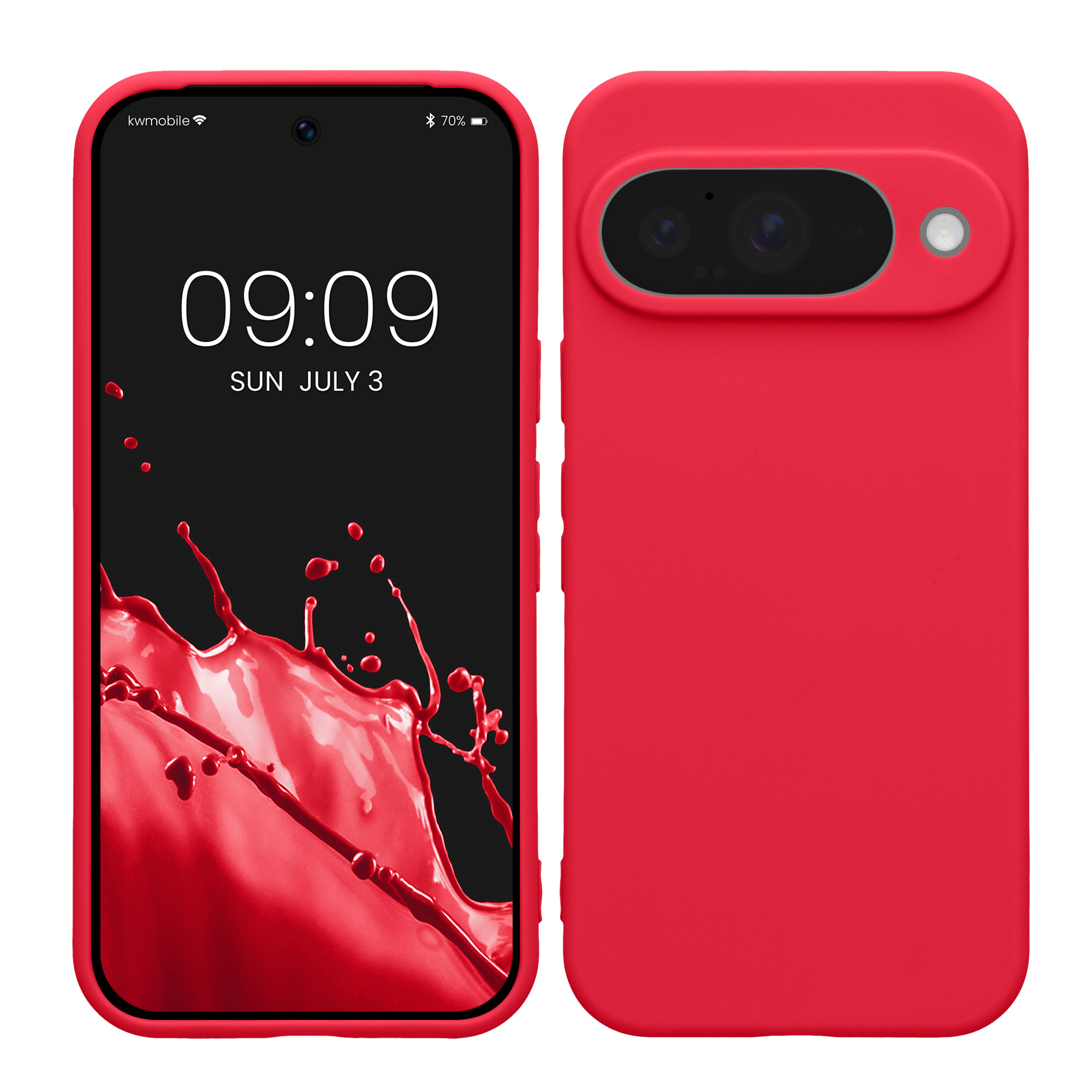 Kryt na mobil Google Pixel 10 kwmobile - neonově růžová