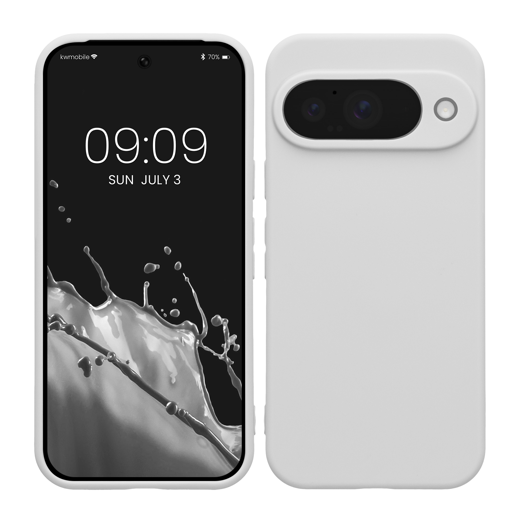 Kryt na mobil Google Pixel 10 kwmobile - bílá matná