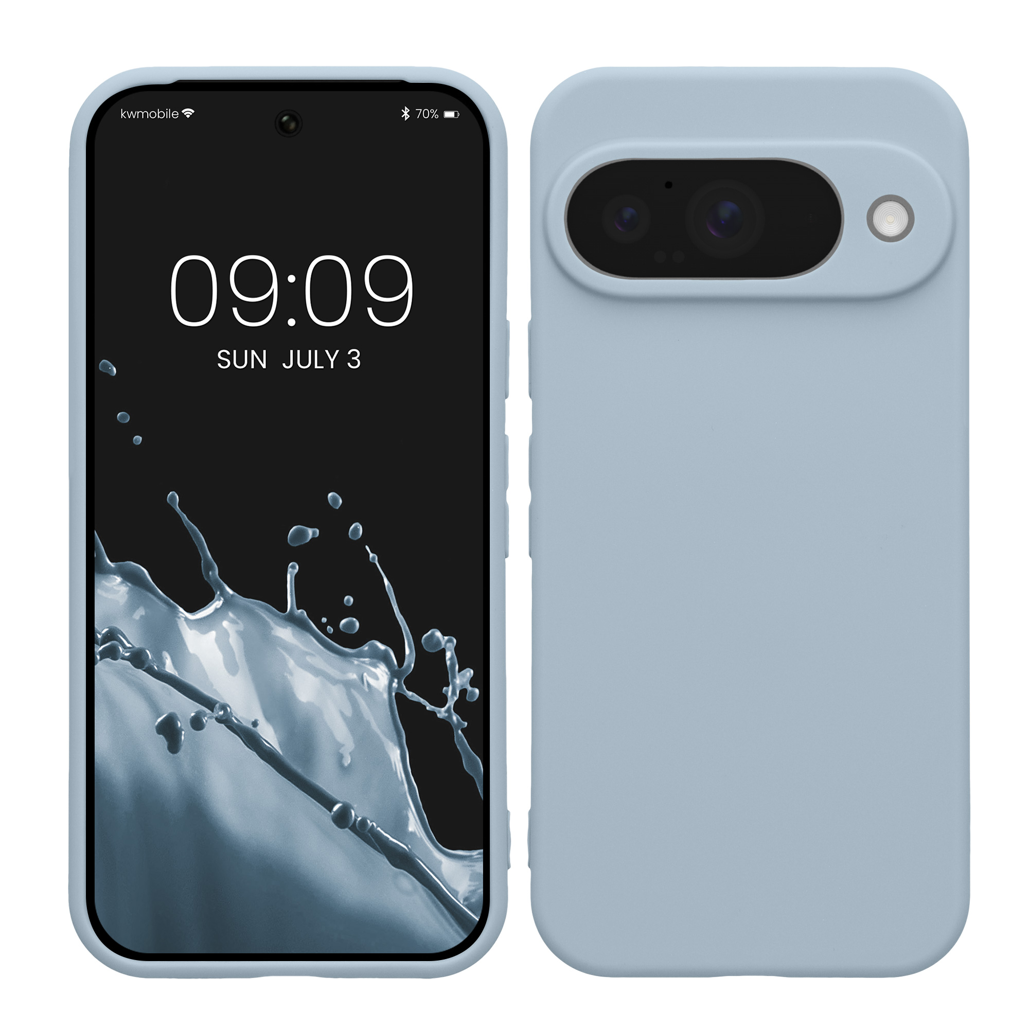 Kryt na mobil Google Pixel 10 kwmobile - světle modrá matná