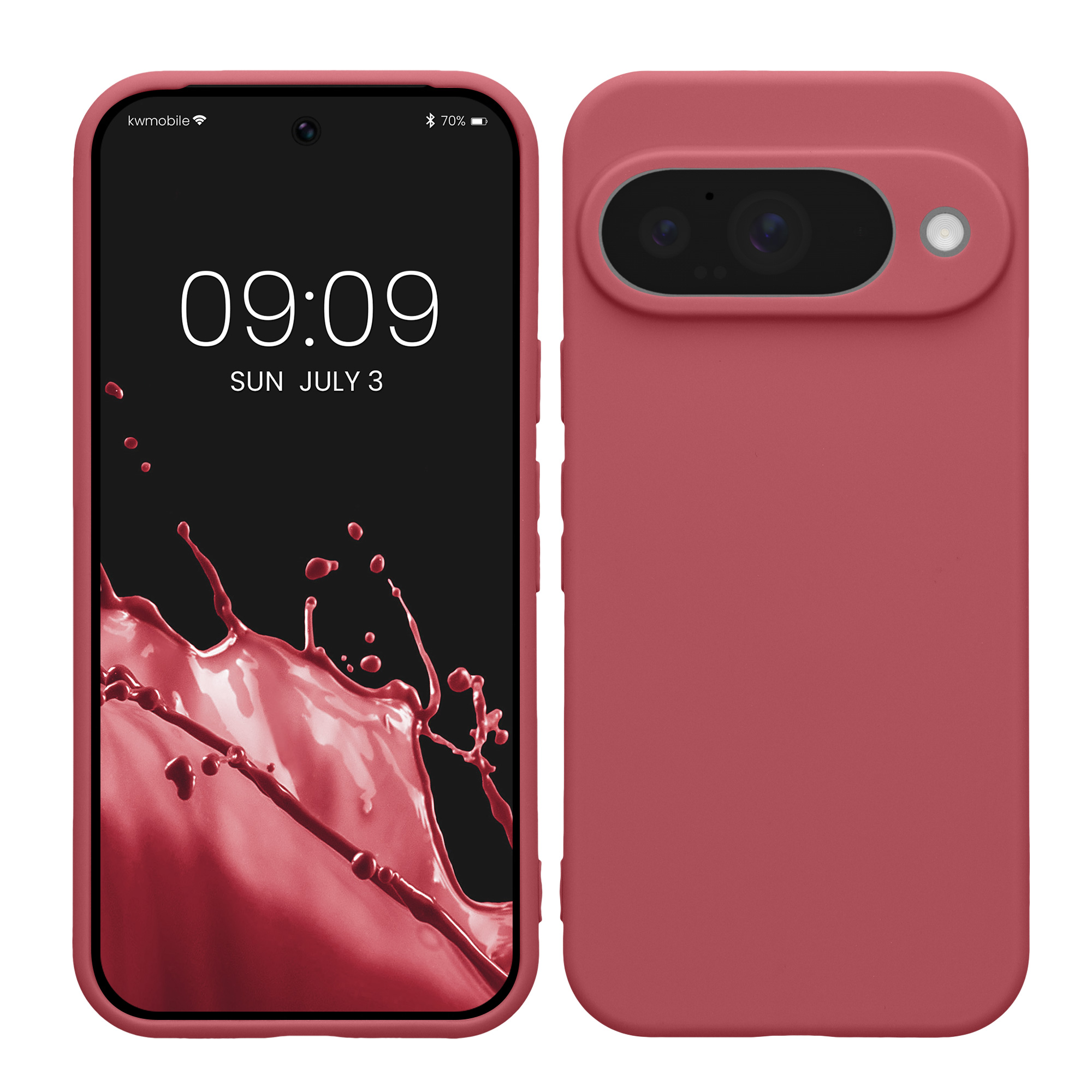Kryt na mobil Google Pixel 10 kwmobile - tmavě růžová