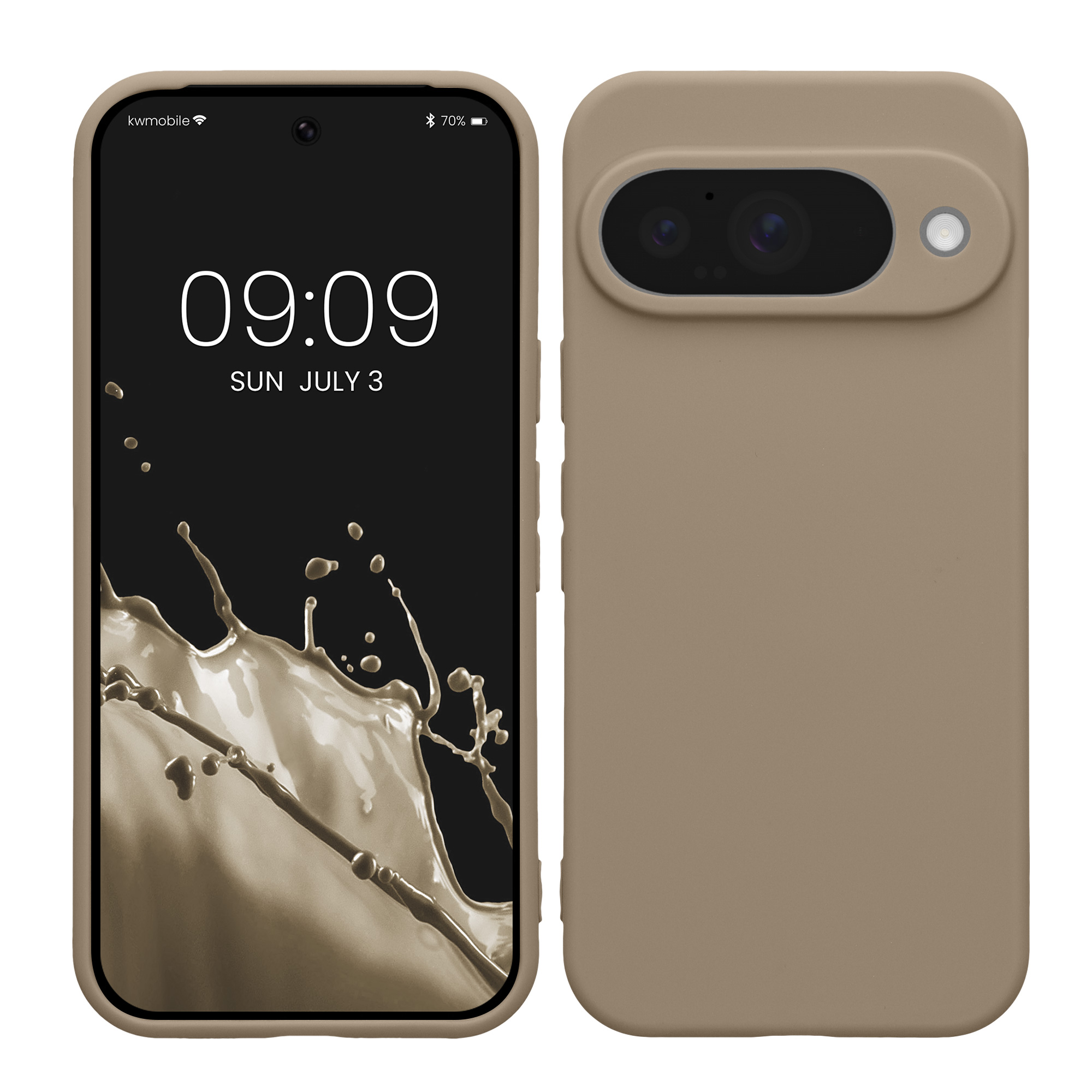 Kryt na mobil Google Pixel 10 kwmobile - krémová matná
