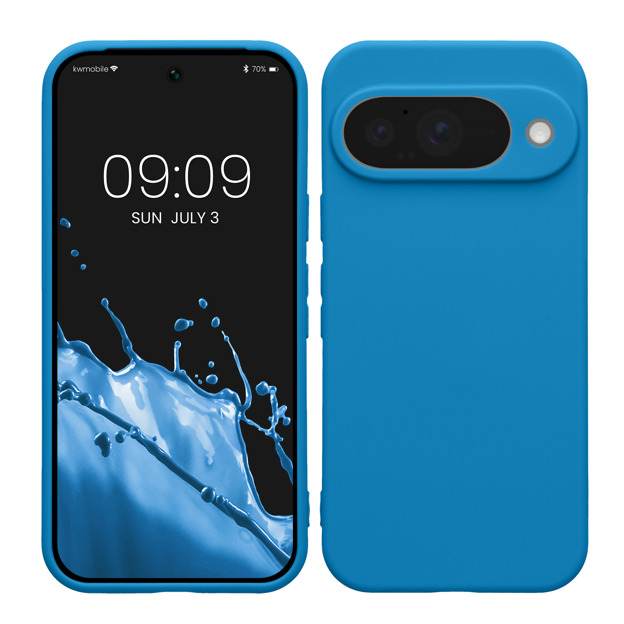 Kryt na mobil Google Pixel 10 kwmobile - modrá Blue Reef
