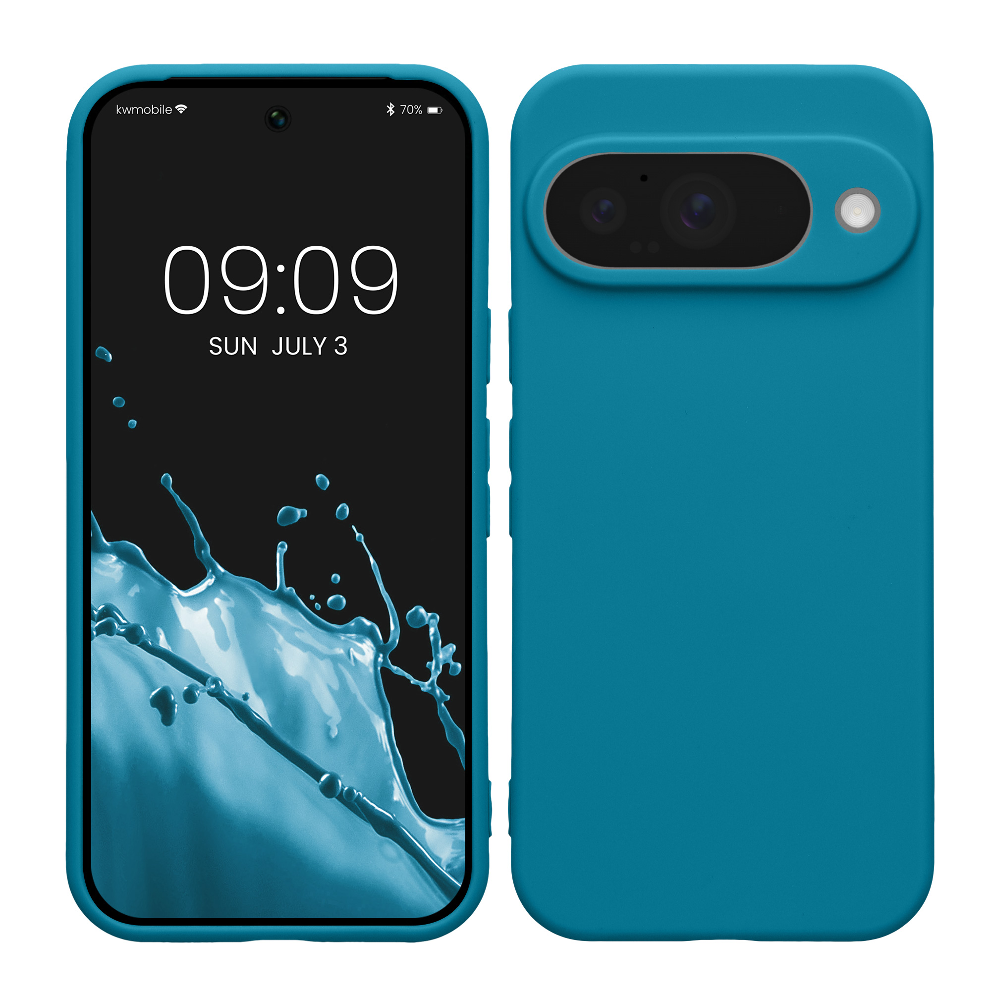 Kryt na mobil Google Pixel 10 kwmobile - karibská modrá