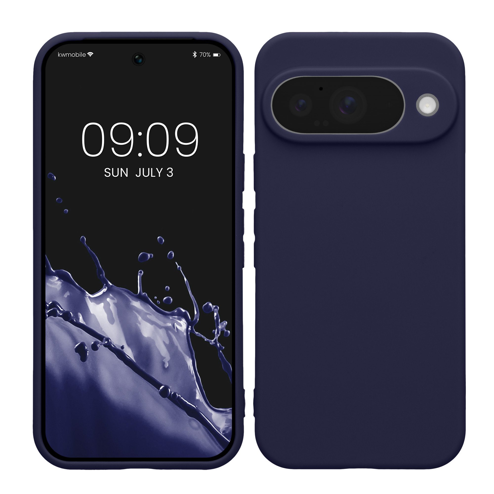 Kryt na mobil Google Pixel 10 kwmobile - tmavě modrá Deep Ocean