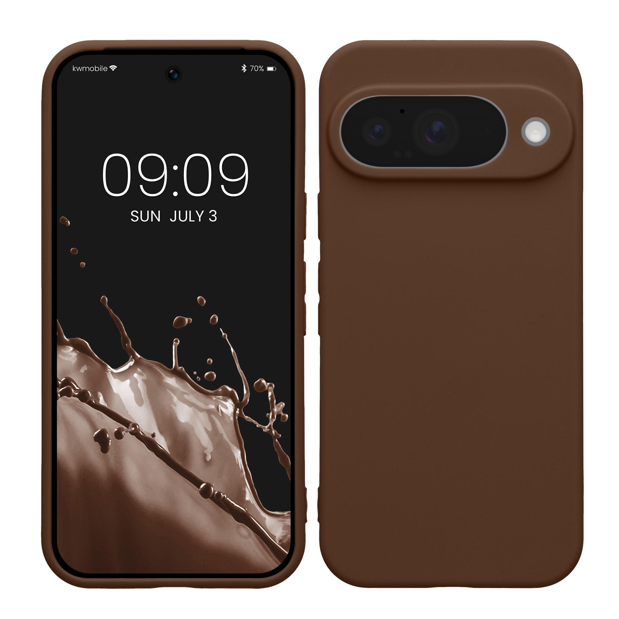 Kryt na mobil Google Pixel 10 kwmobile - čokoládová