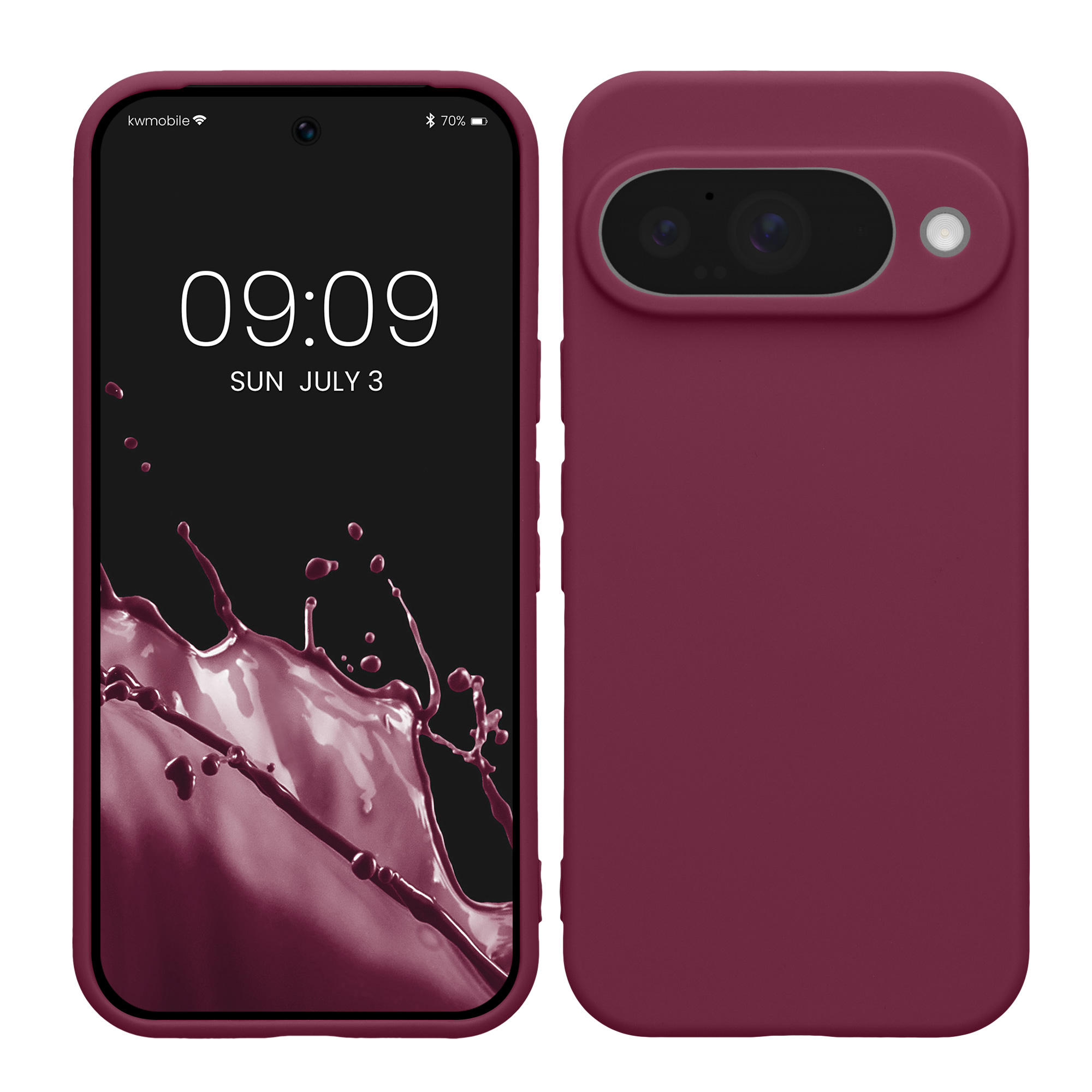 Pouzdro pro Google Pixel 10 kwmobile tenké TPU - magenta fialová