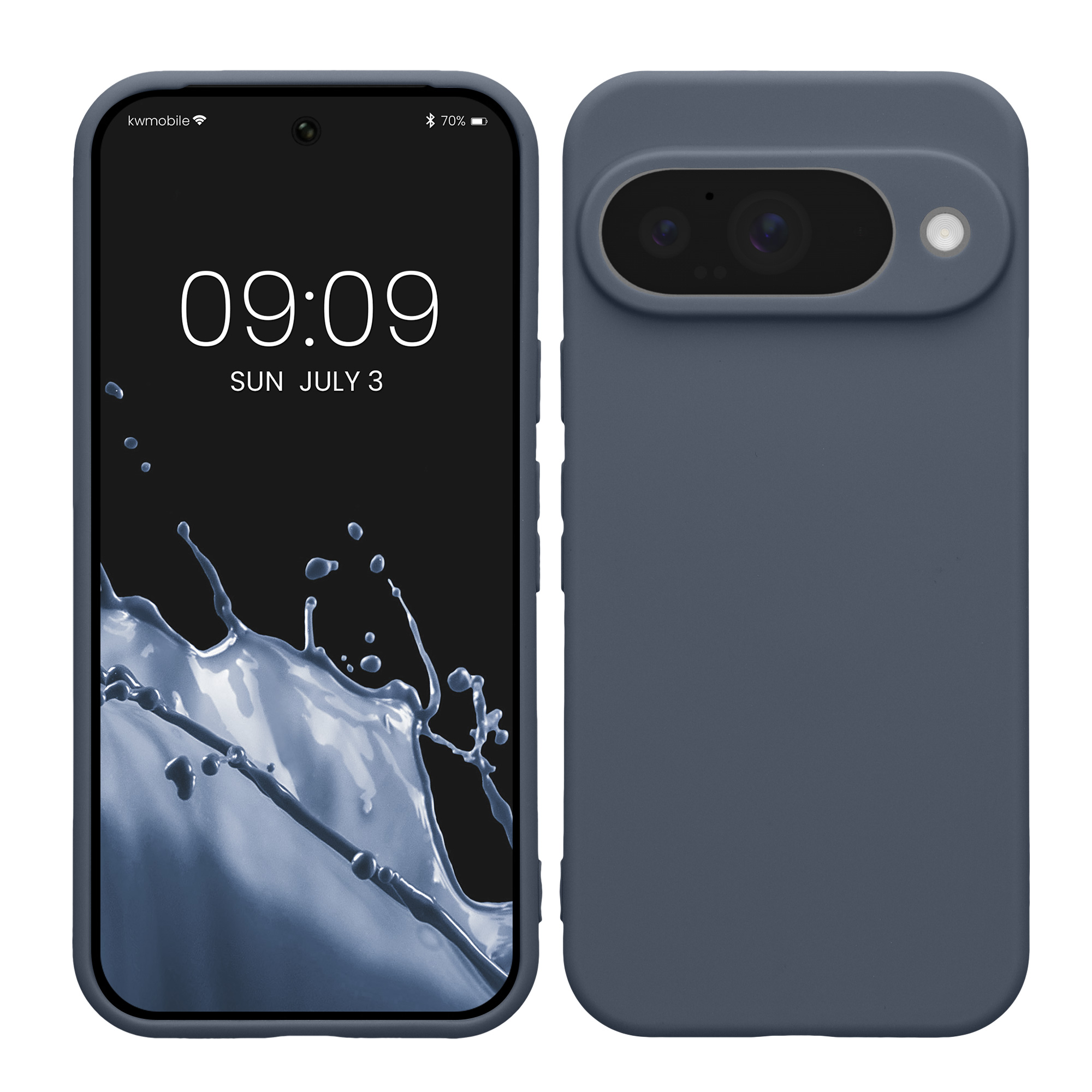 Pouzdro pro Google Pixel 10 kwmobile tenké TPU - modrošedá