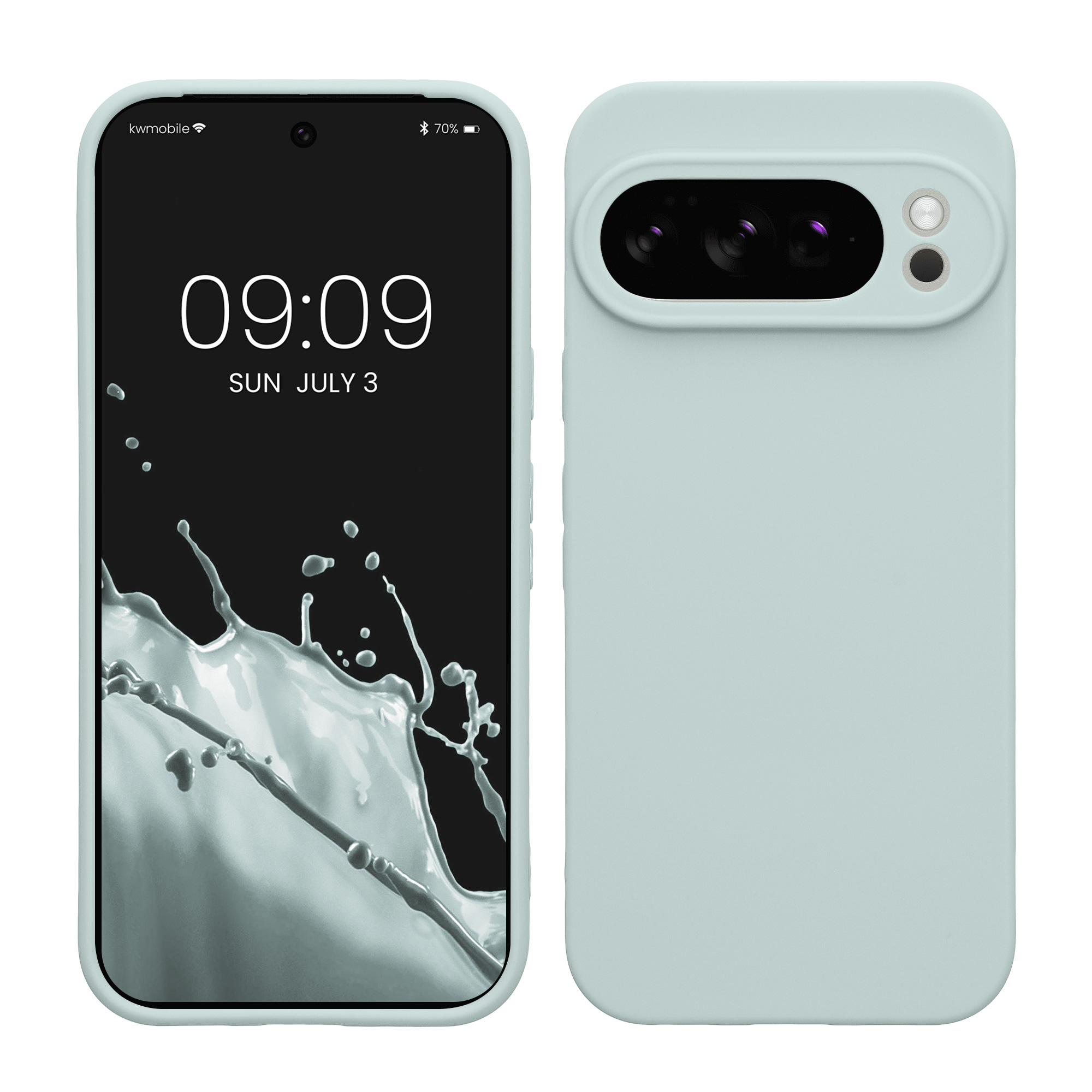 Silikonový kryt kwmobile pro Google Pixel 10 Pro - svěží mátová