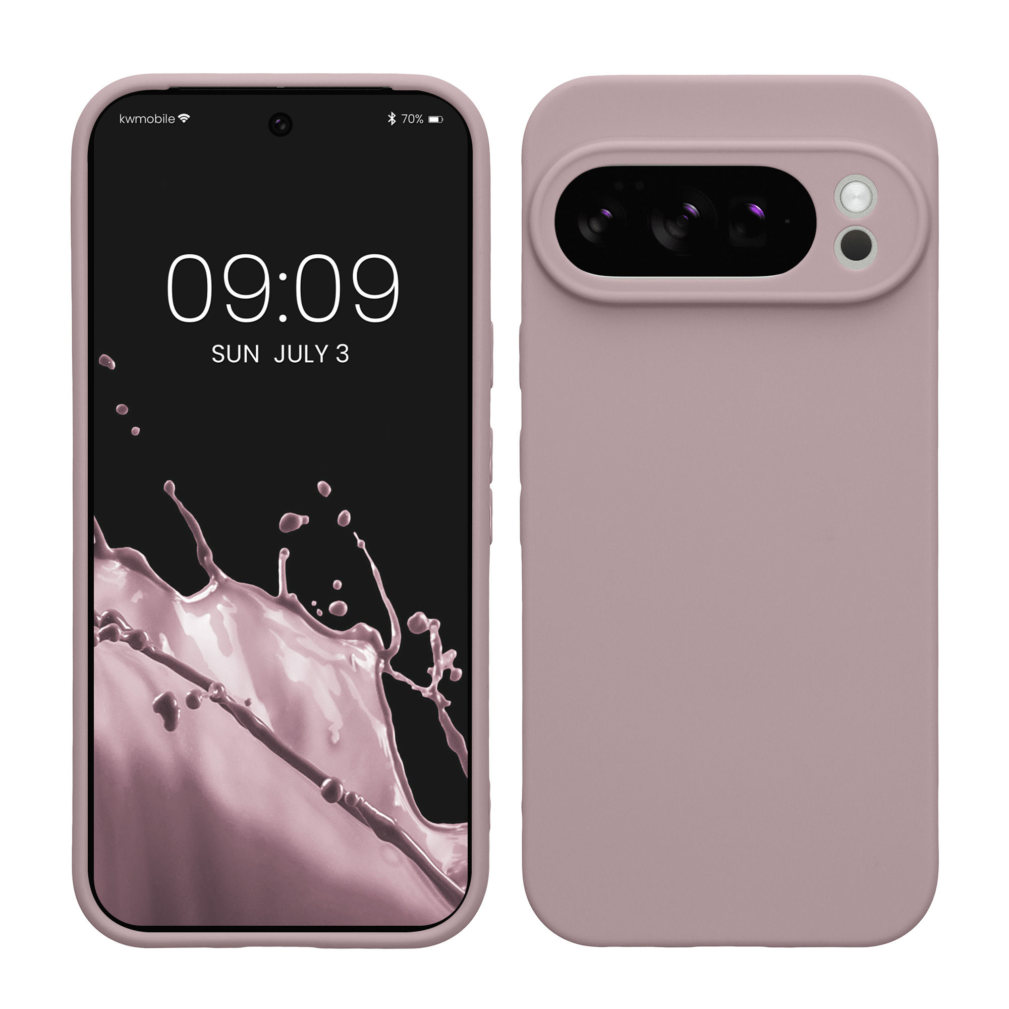 Silikonový kryt kwmobile pro Google Pixel 10 Pro - jemně lila