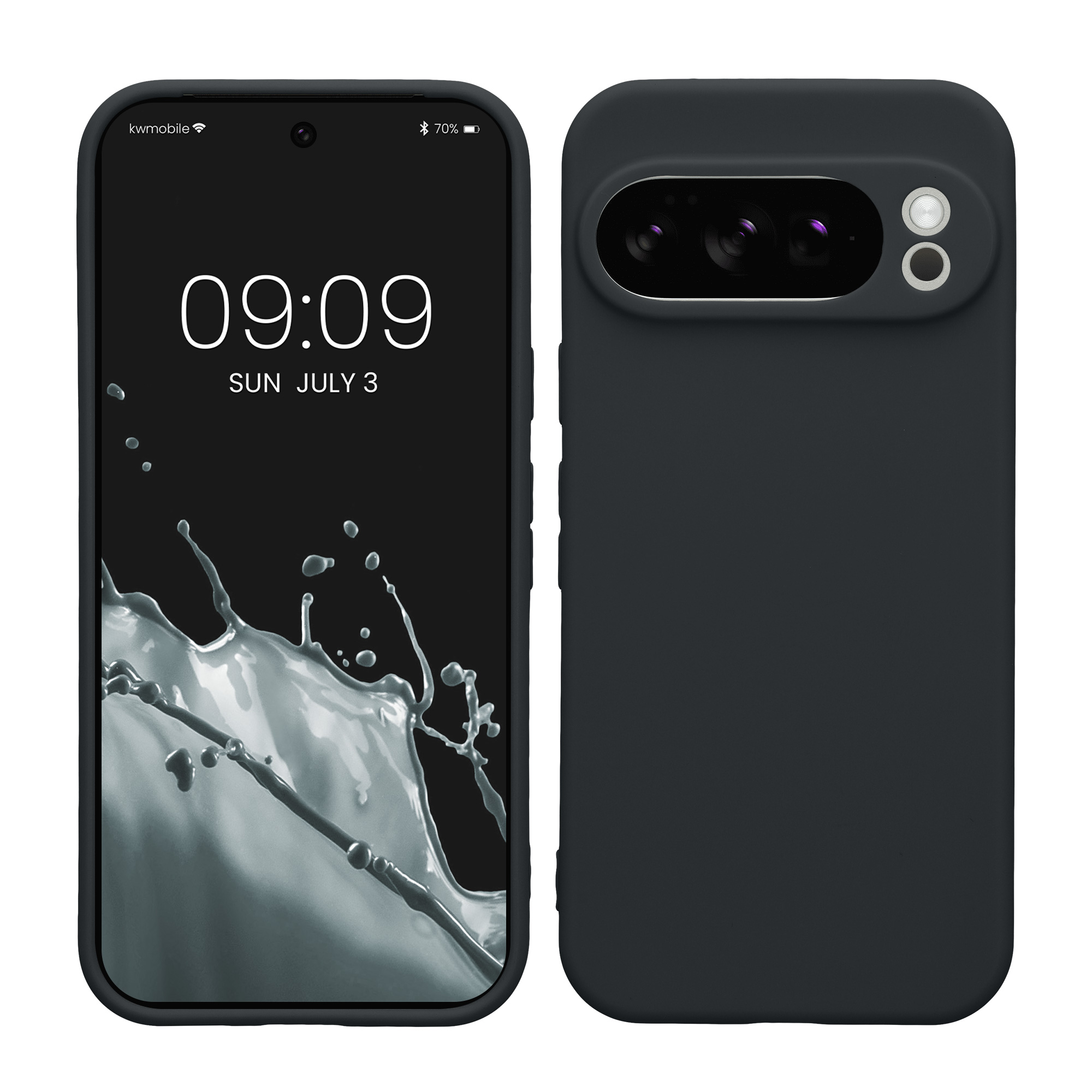 Silikonový kryt kwmobile pro Google Pixel 10 Pro - borůvkově modrá