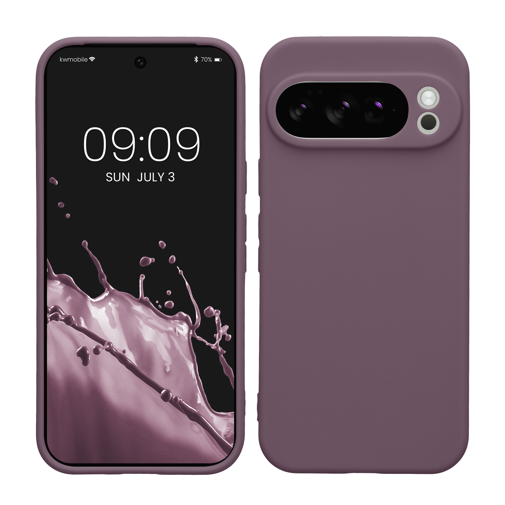 Silikonový kryt kwmobile pro Google Pixel 10 Pro - světle fialová Pale Iris