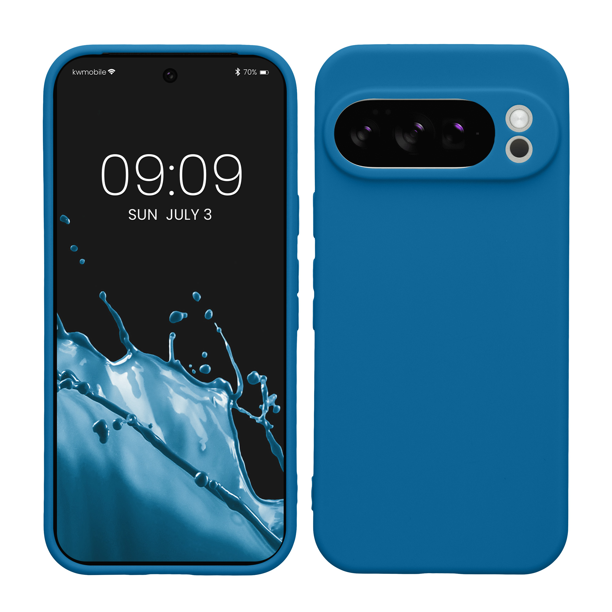 Silikonový kryt kwmobile pro Google Pixel 10 Pro - modrá Blue Reef