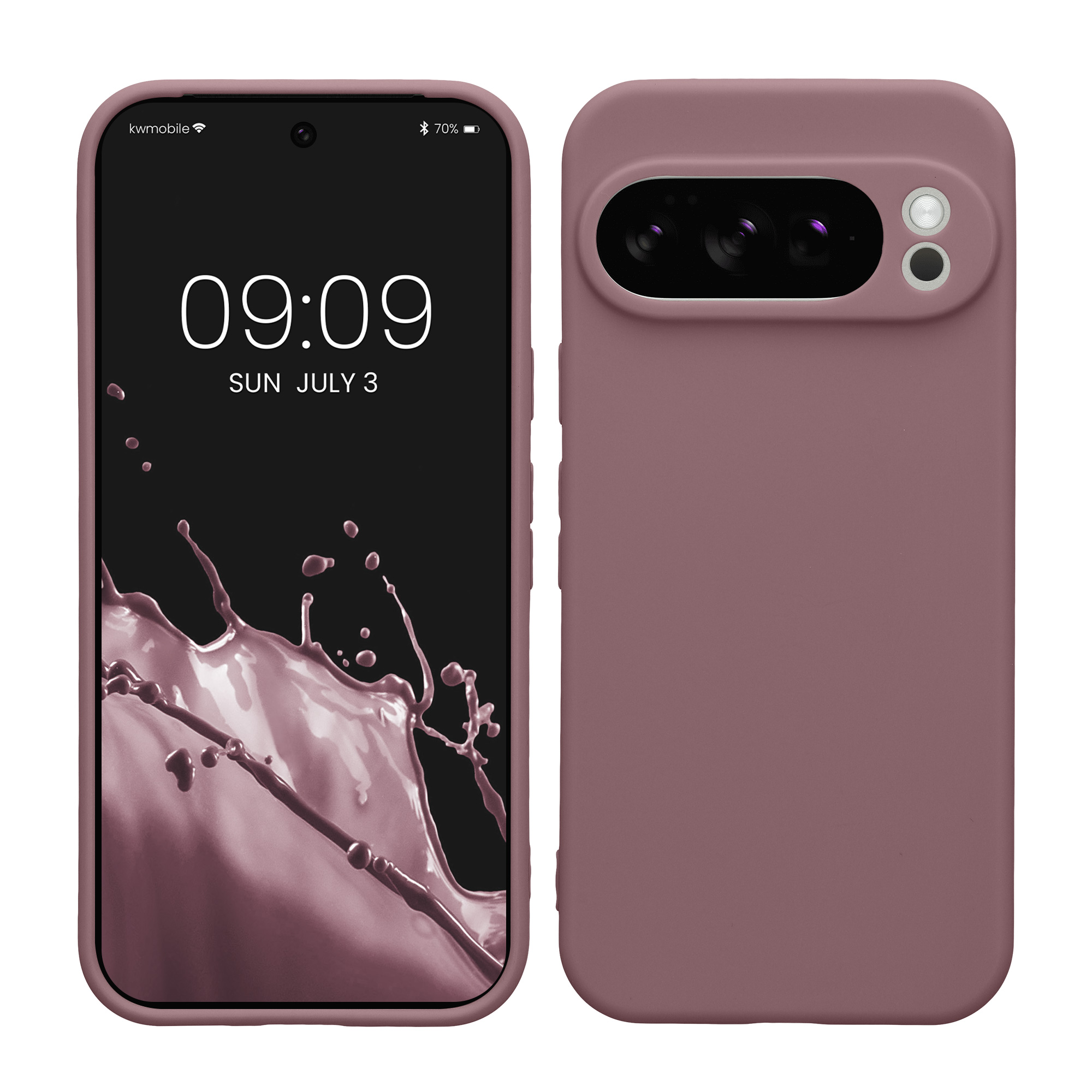 Silikonový kryt kwmobile pro Google Pixel 10 Pro - hroznově fialová