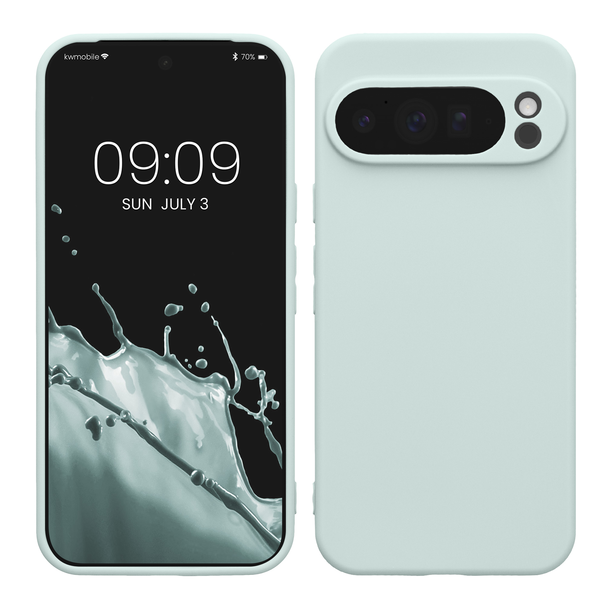 Silikonový kryt kwmobile pro Google Pixel 10 Pro XL - svěží mátová