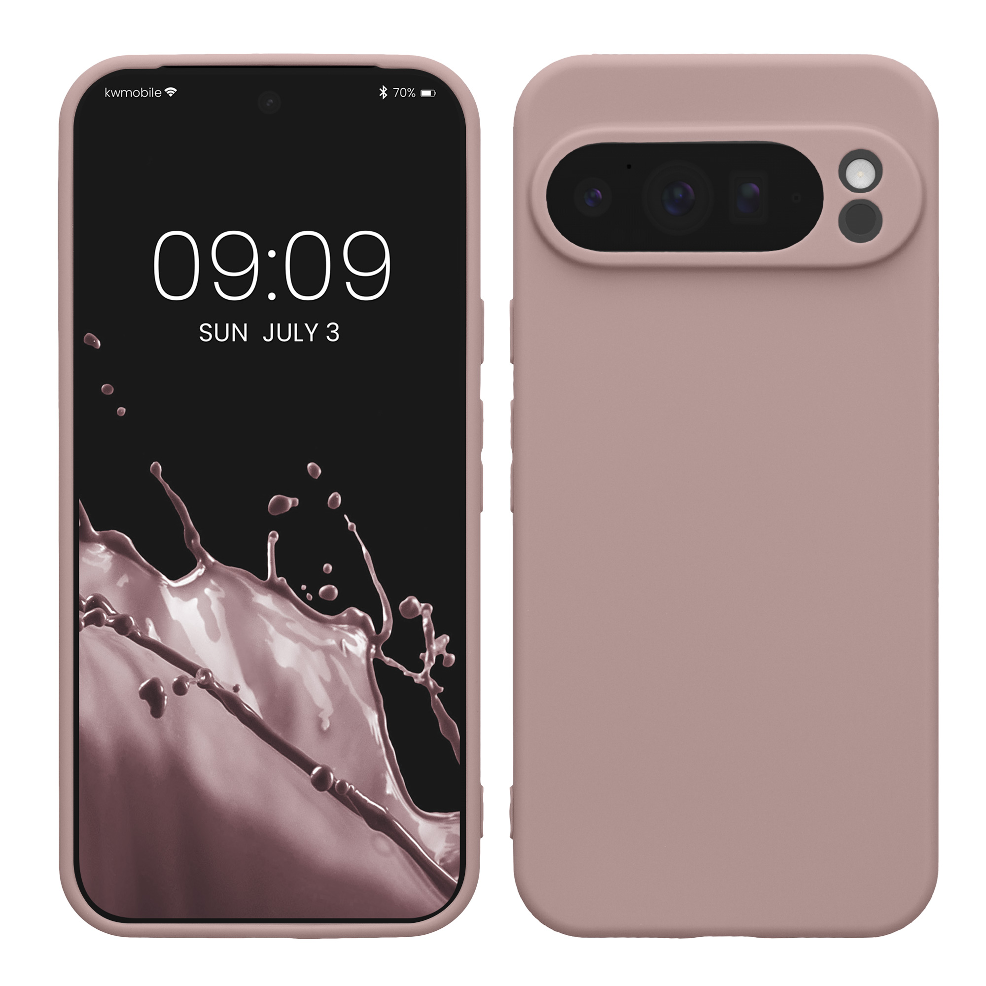Silikonový kryt kwmobile pro Google Pixel 10 Pro XL - jemně lila