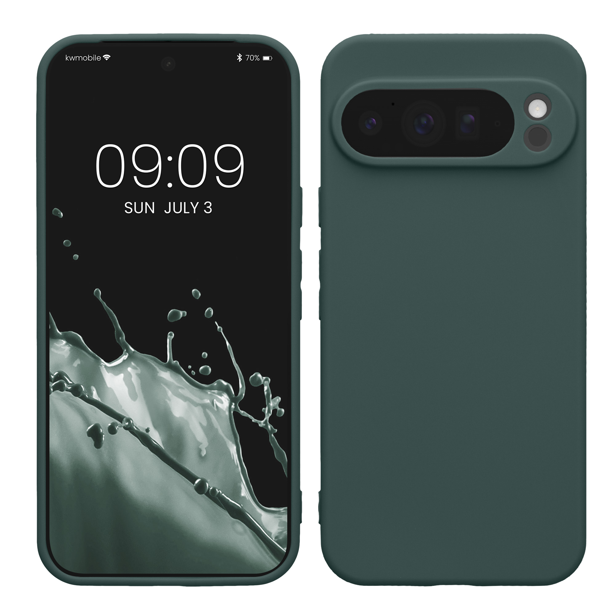 Silikonový kryt kwmobile pro Google Pixel 10 Pro XL - modrozelená