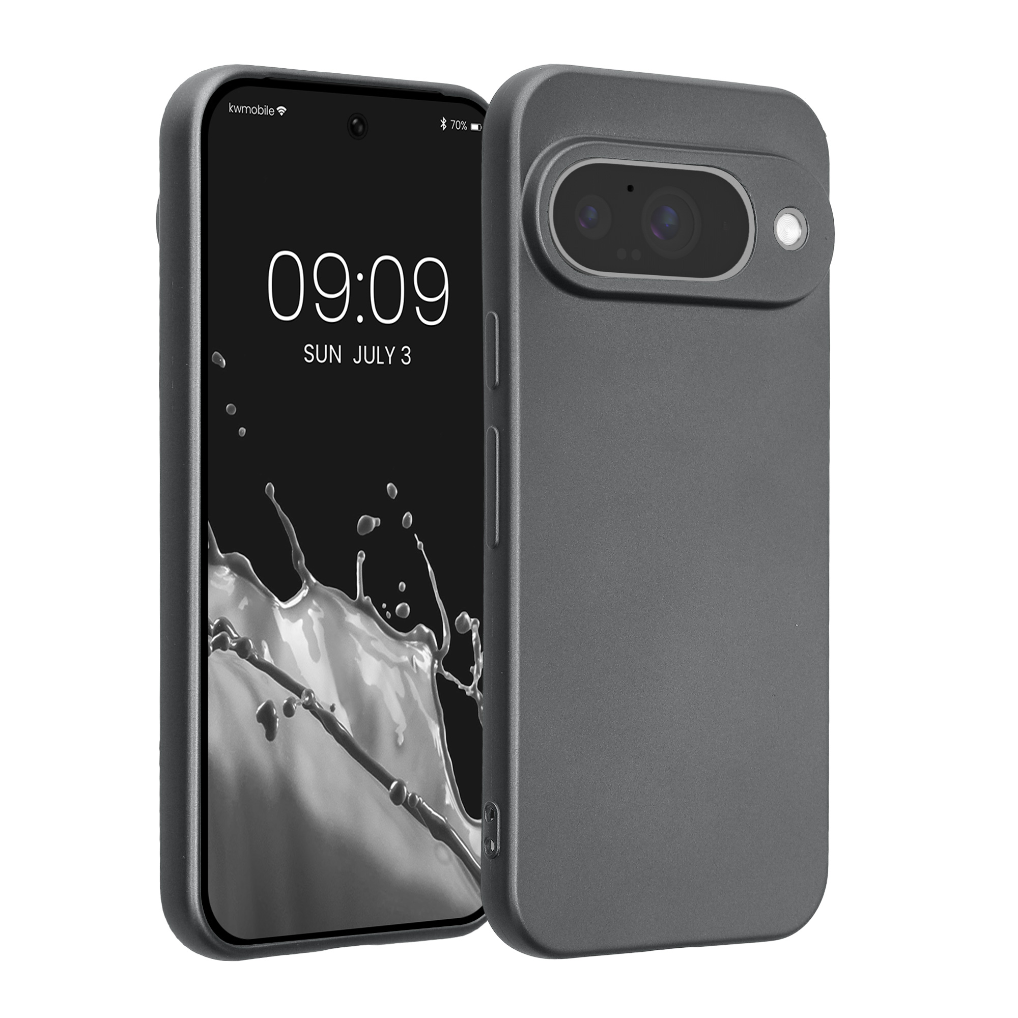 Kryt na mobil Google Pixel 10 kwmobile - metalická šedá