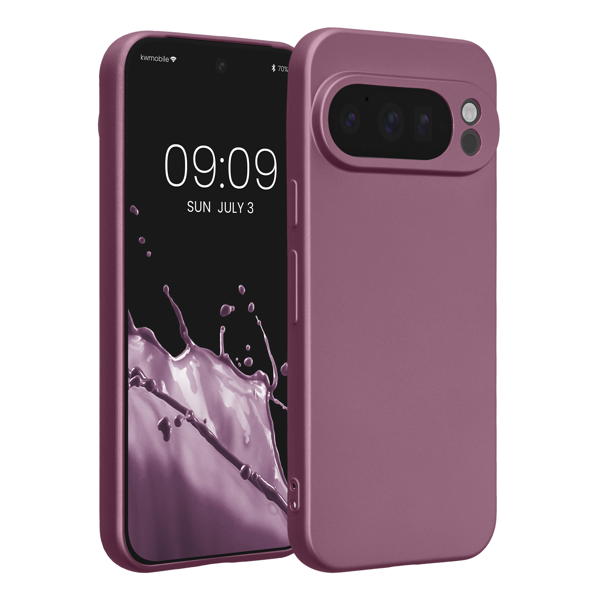 Silikonový kryt kwmobile pro Google Pixel 10 Pro - metalická levandulová