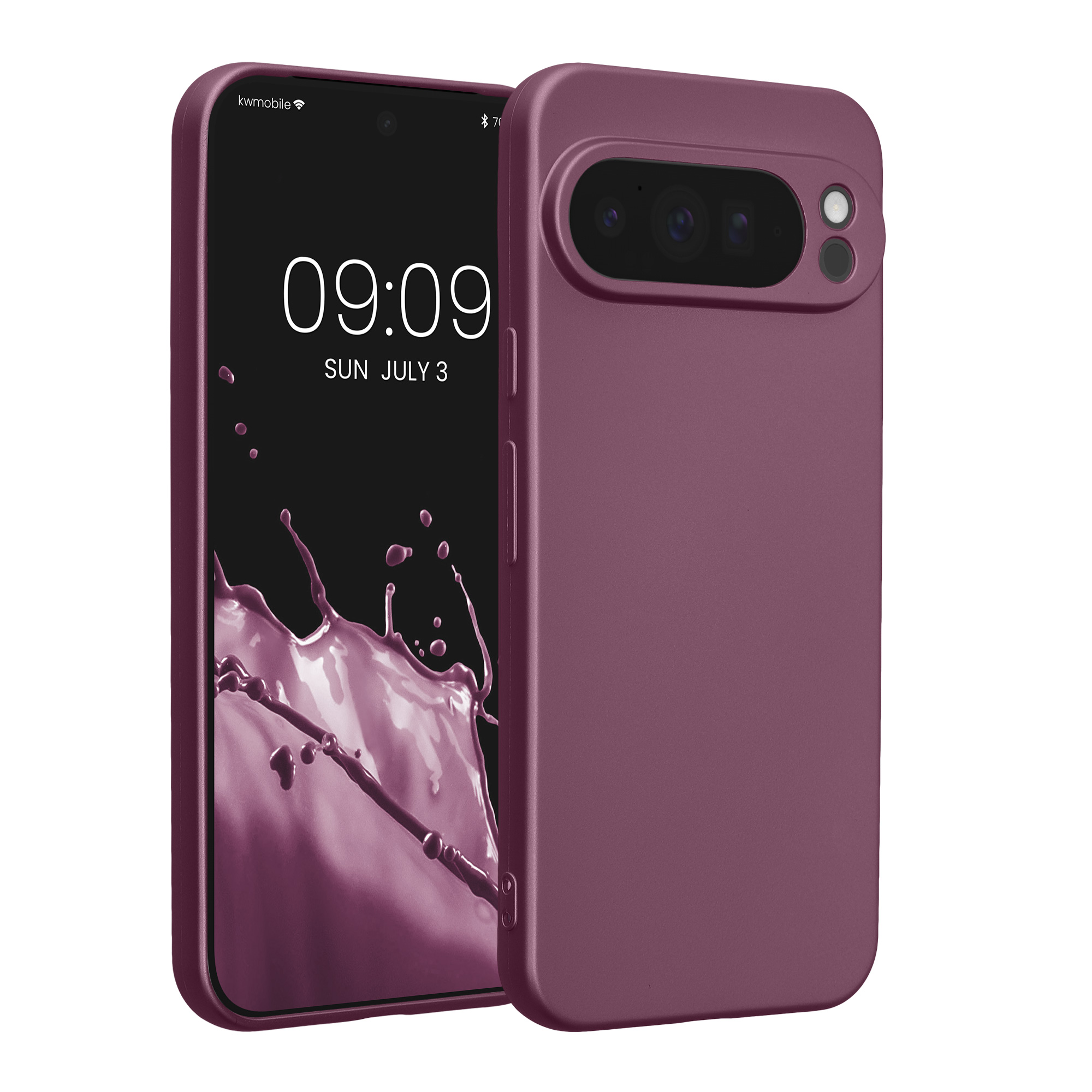 Silikonový kryt kwmobile pro Google Pixel 10 Pro XL - metalická levandulová