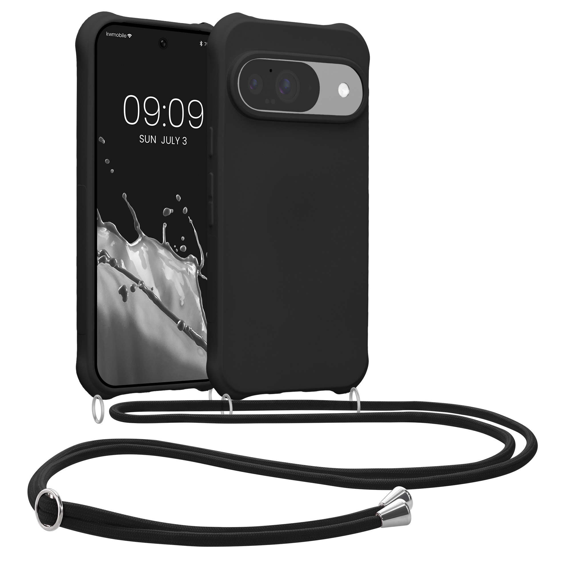 Crossbody kryt kwmobile pro Google Pixel 10 / Pixel 10 Pro - černá