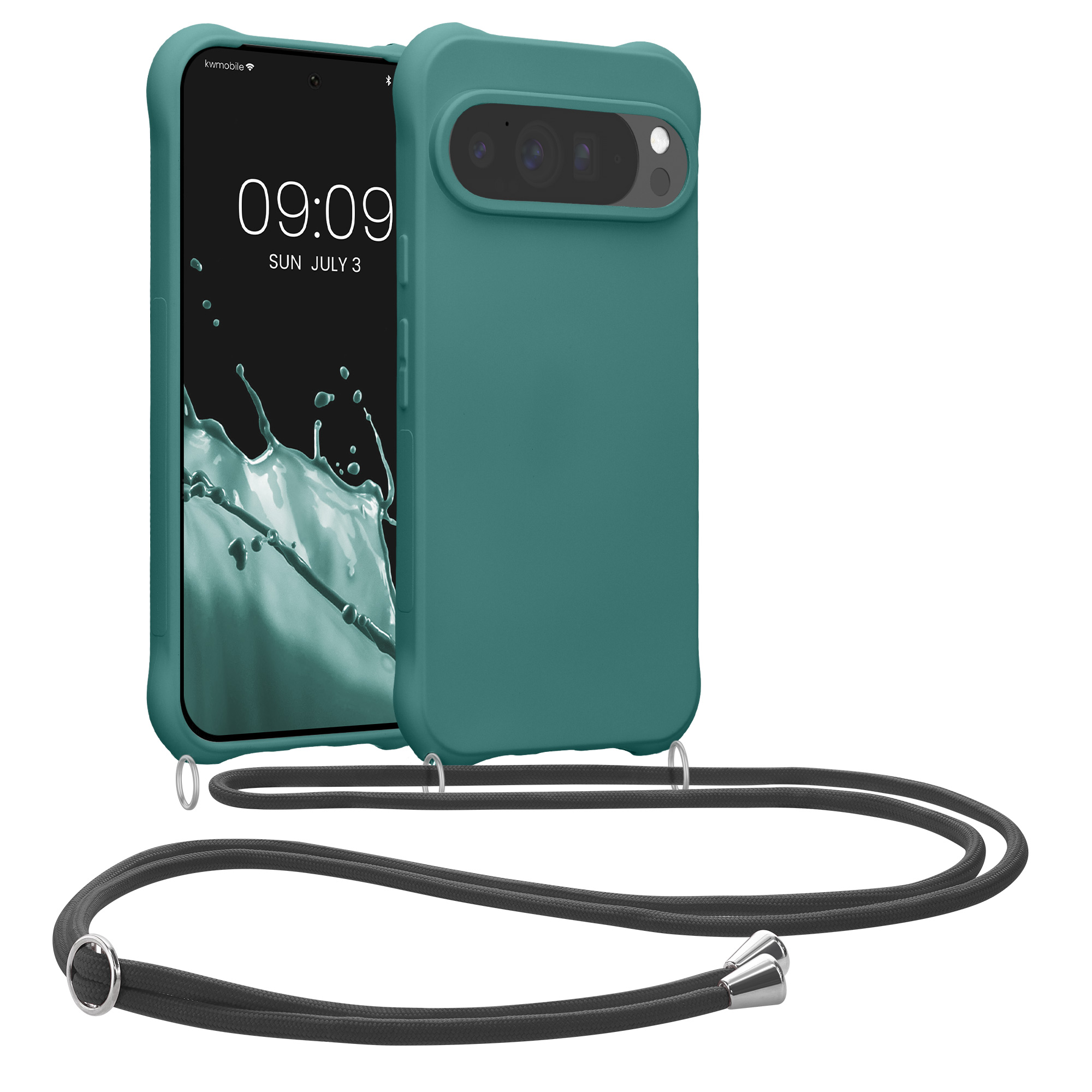 Crossbody kryt kwmobile pro Google Pixel 10 Pro XL - petrolejová