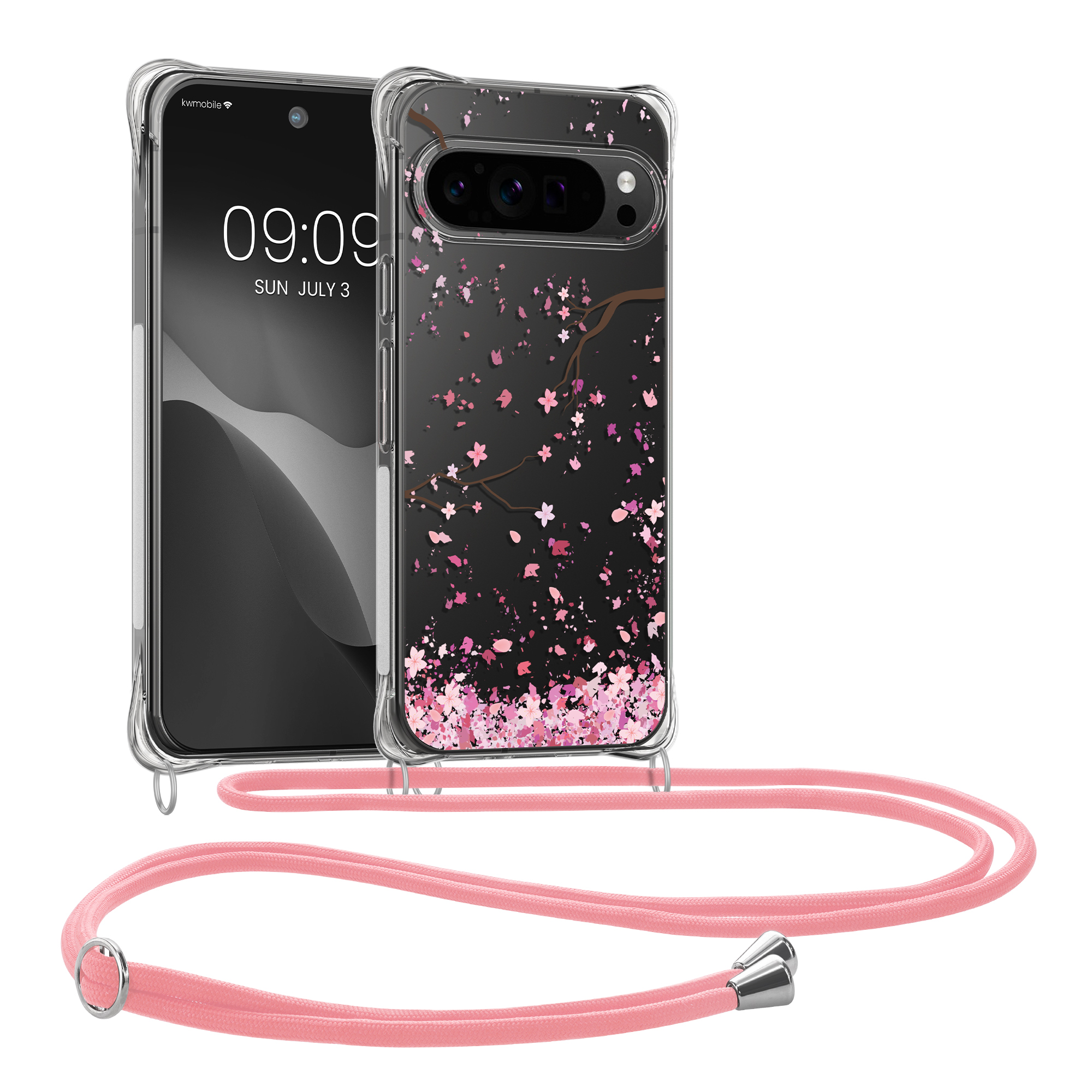 Crossbody kryt kwmobile pro Google Pixel 10 Pro XL - transparentní