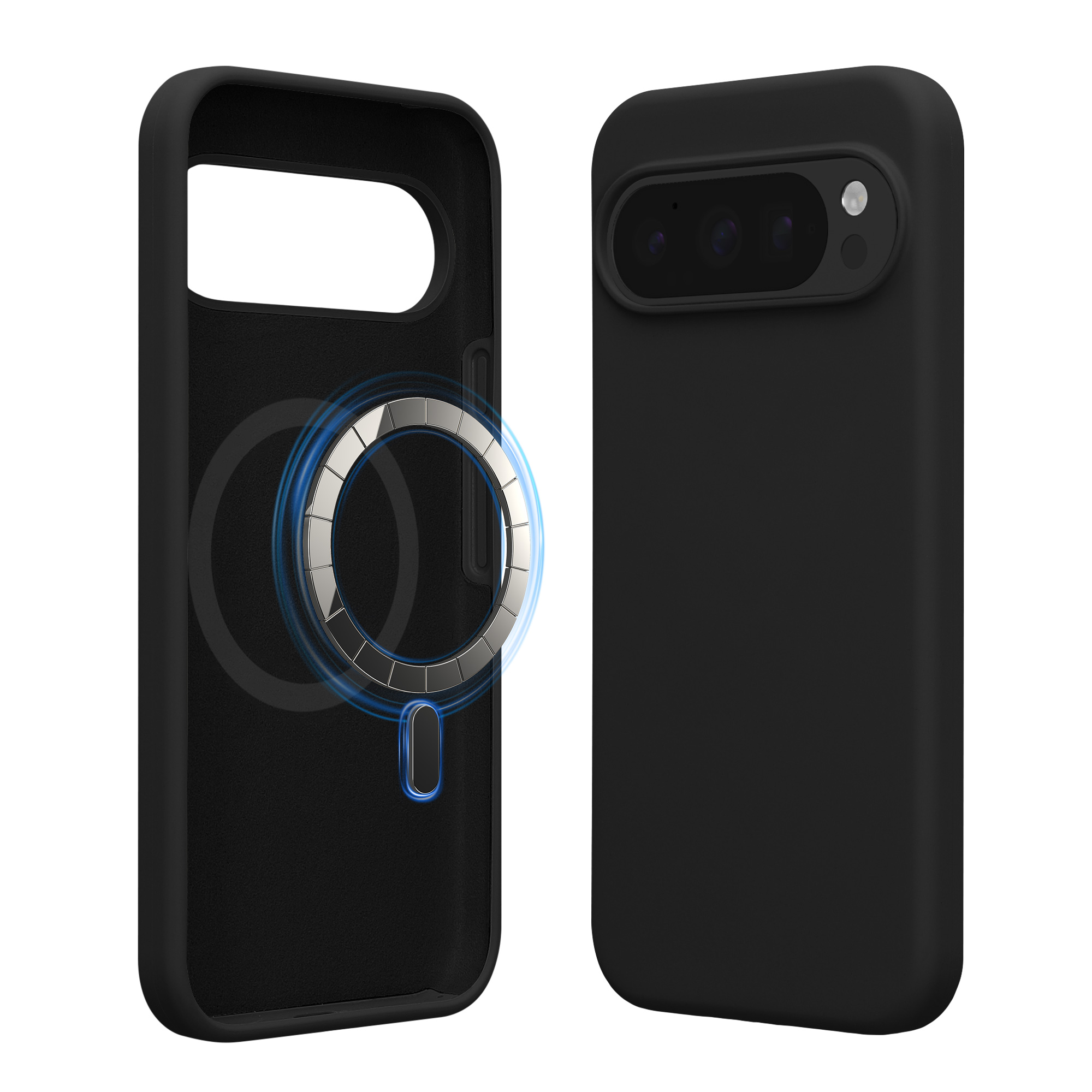 Silikonový kryt kwmobile pro Google Pixel 10 Pro XL - černá