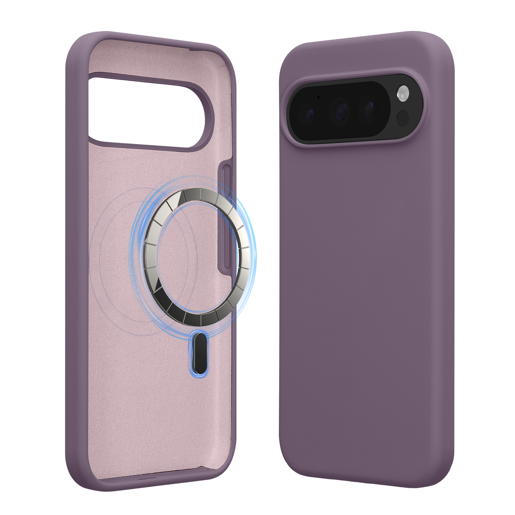 TPU silikonové pouzdro pro Google Pixel 10 Pro XL kwmobile MagSafe - pastelová kosatcová
