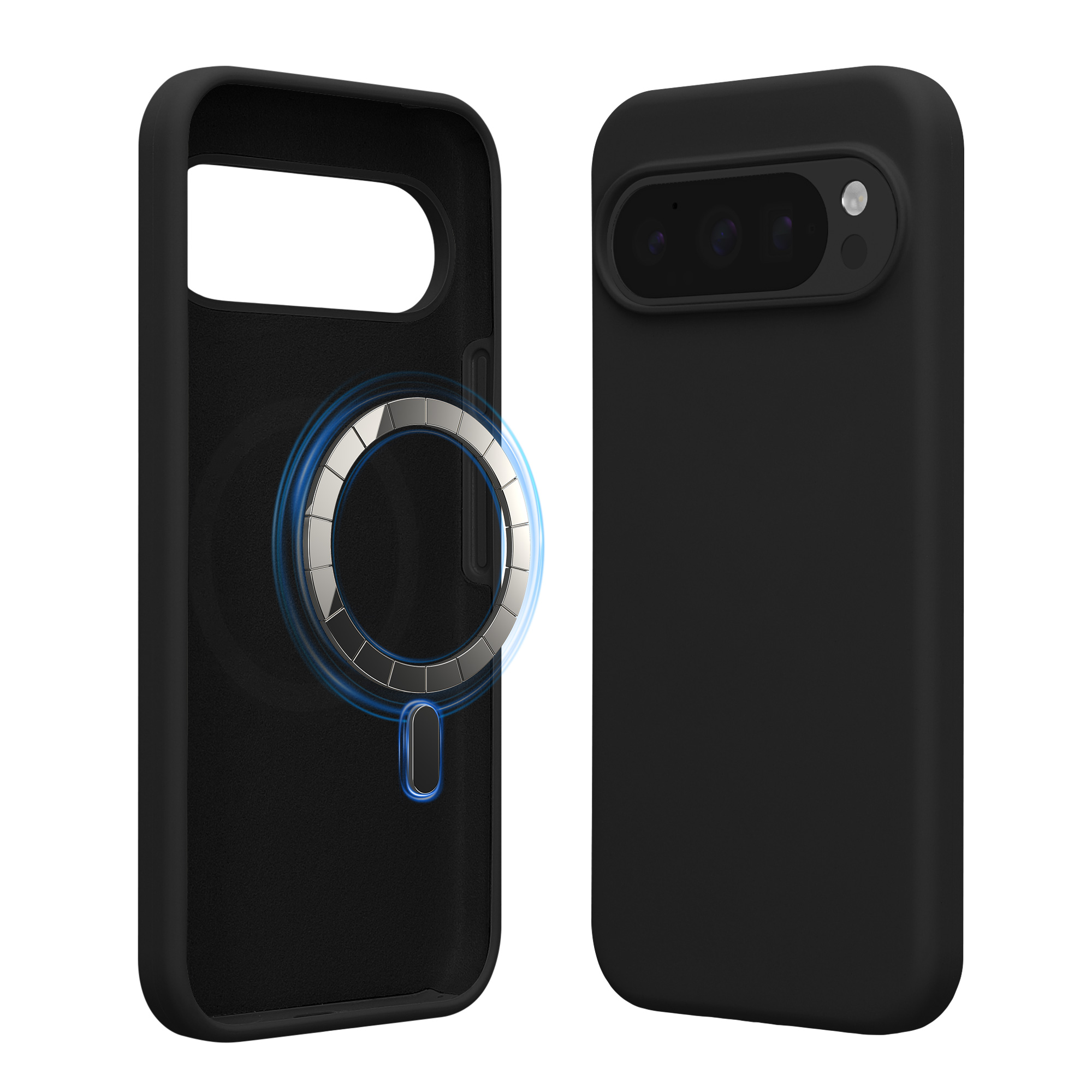 Silikonový kryt kwmobile pro Google Pixel 10 / Pixel 10 Pro - černá