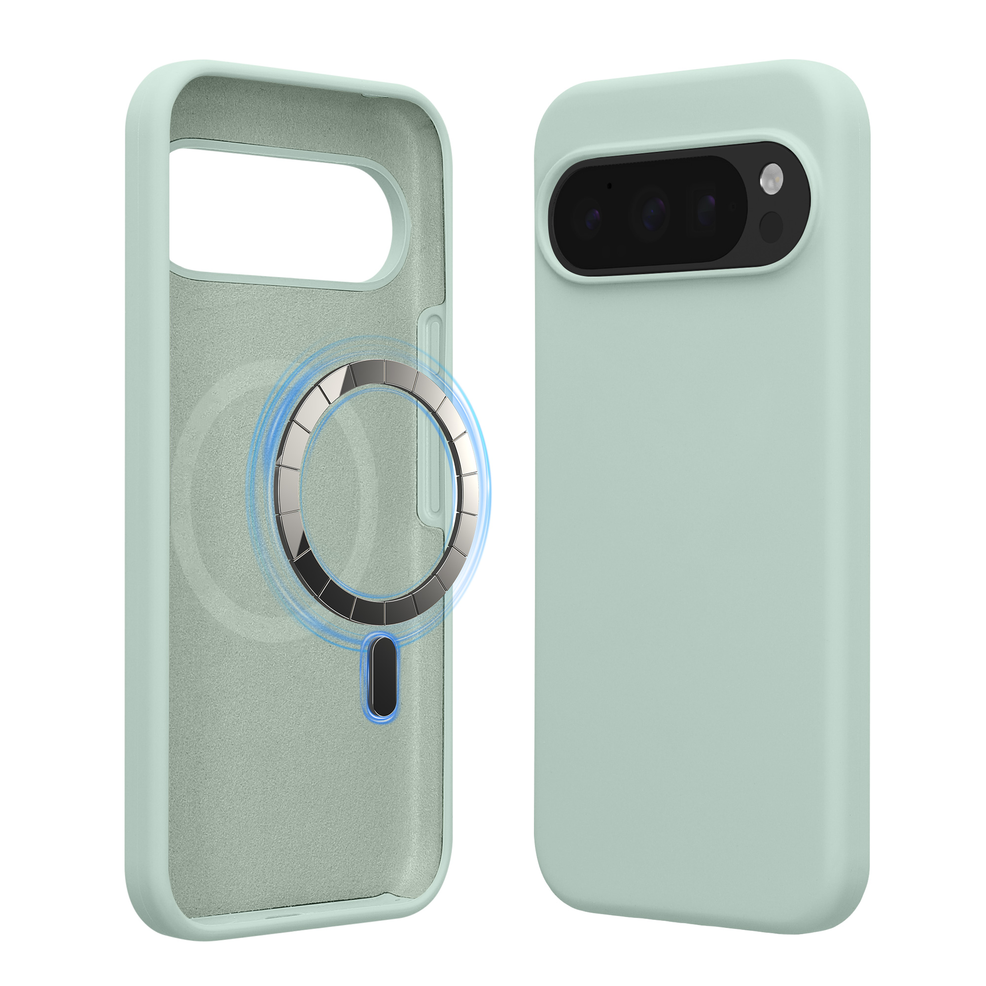 Silikonový kryt kwmobile pro Google Pixel 10 / Pixel 10 Pro - svěží mátová