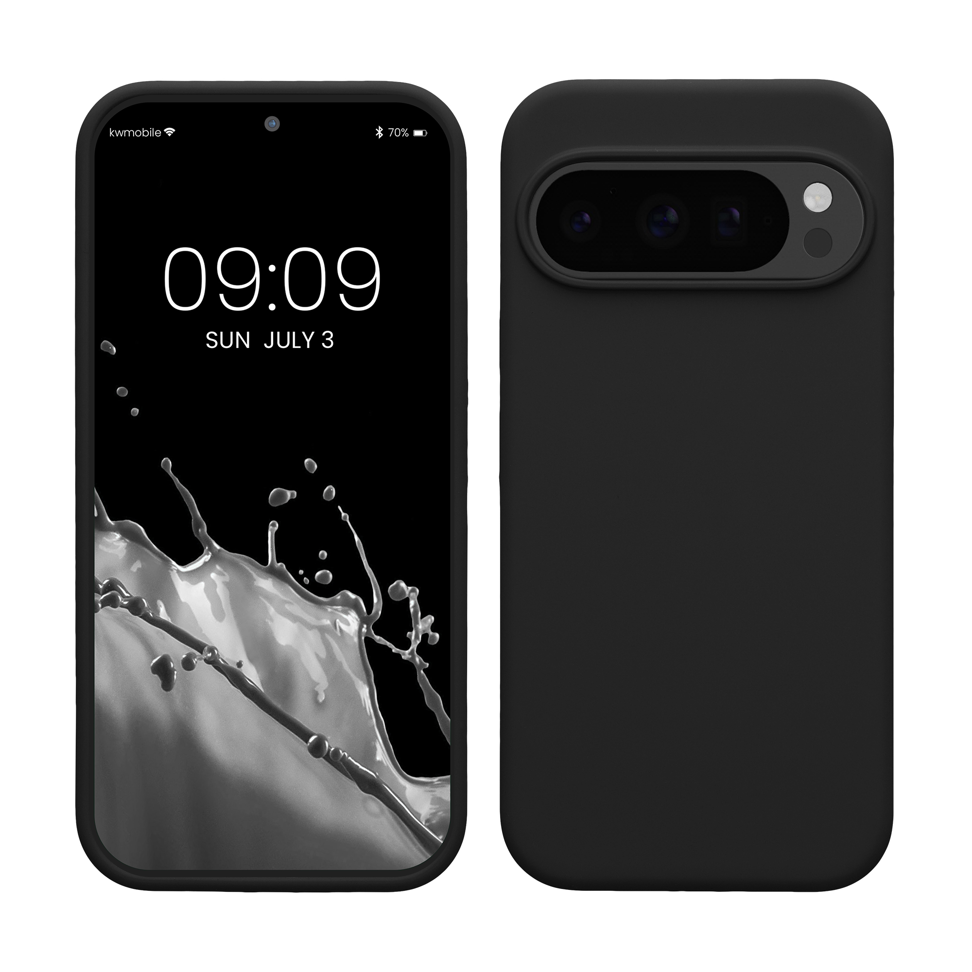 Silikonový kryt kwmobile pro Google Pixel 10 / Pixel 10 Pro - černá