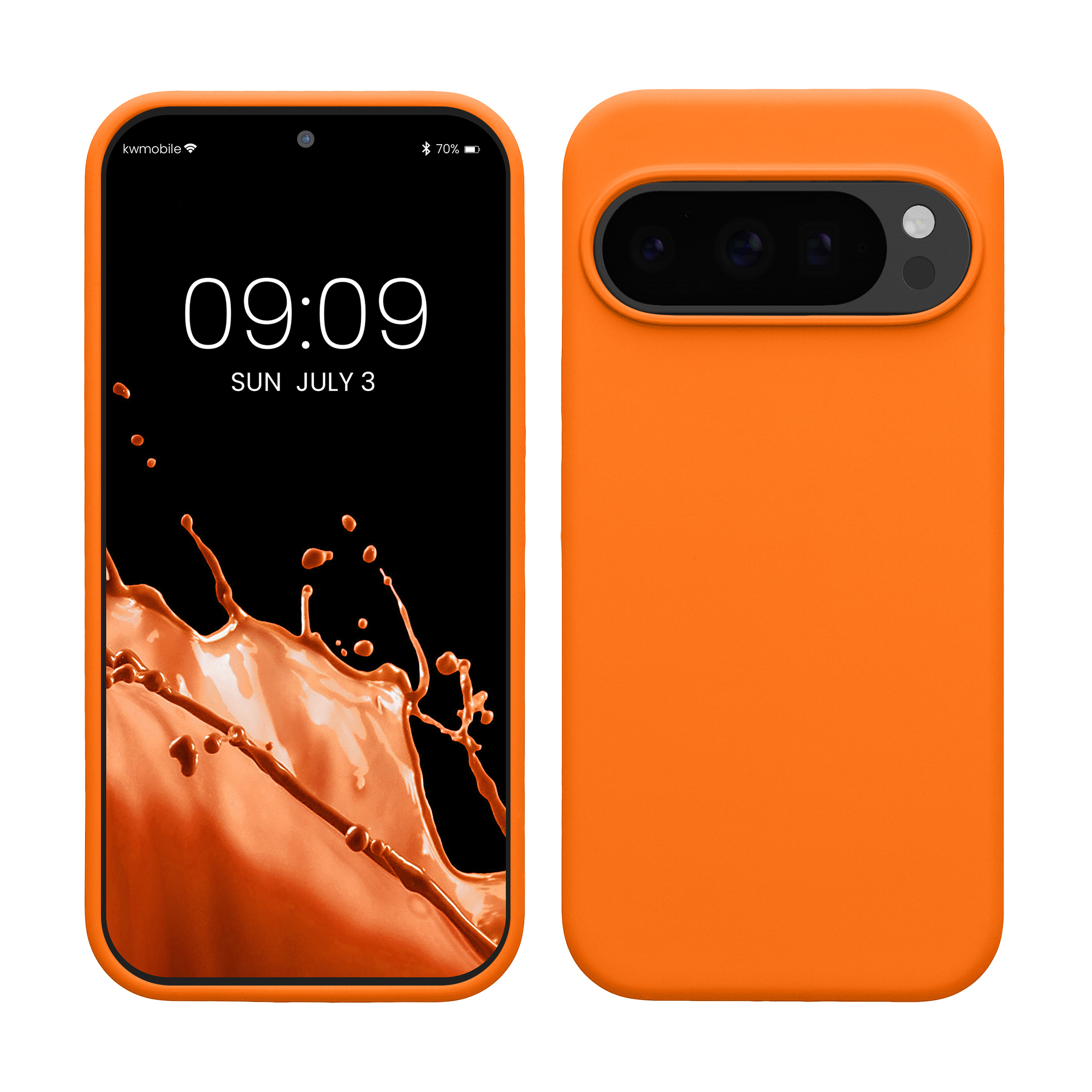 Kryt na mobil Google Pixel 10 / Pixel 10 Pro kwmobile - oranžová