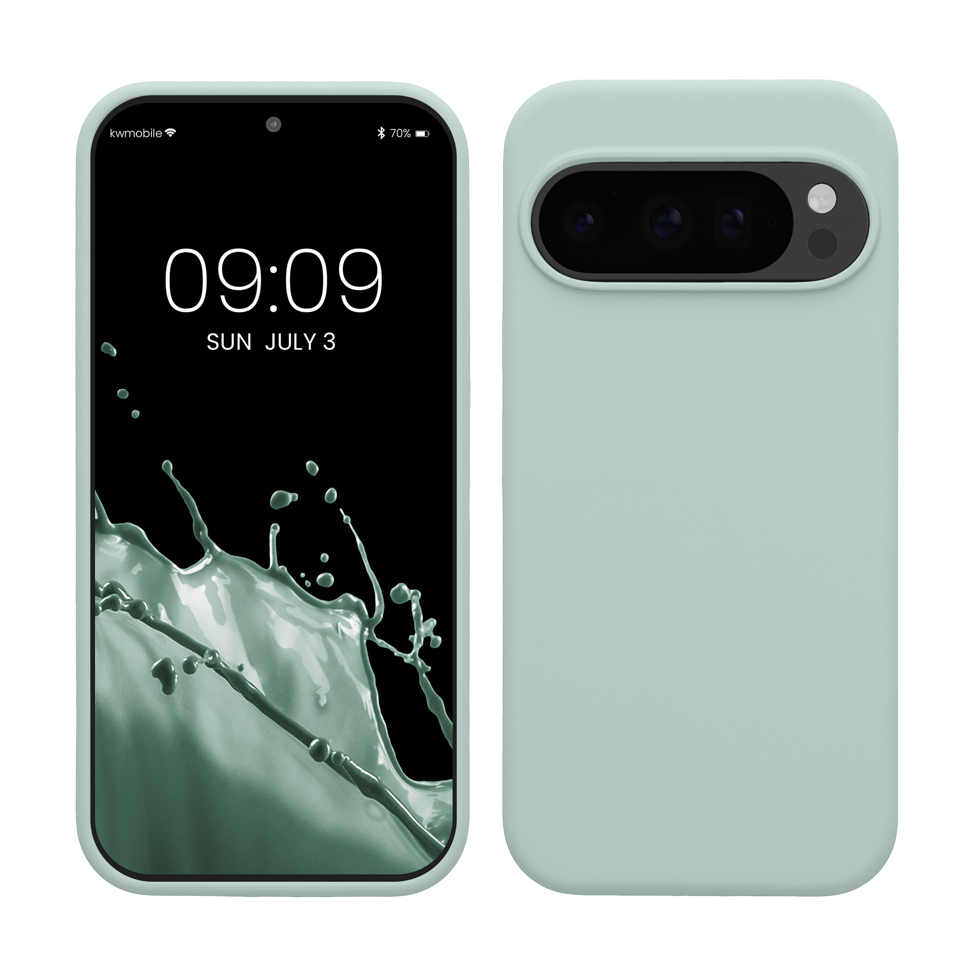 Silikonový kryt kwmobile pro Google Pixel 10 / Pixel 10 Pro - svěží mátová