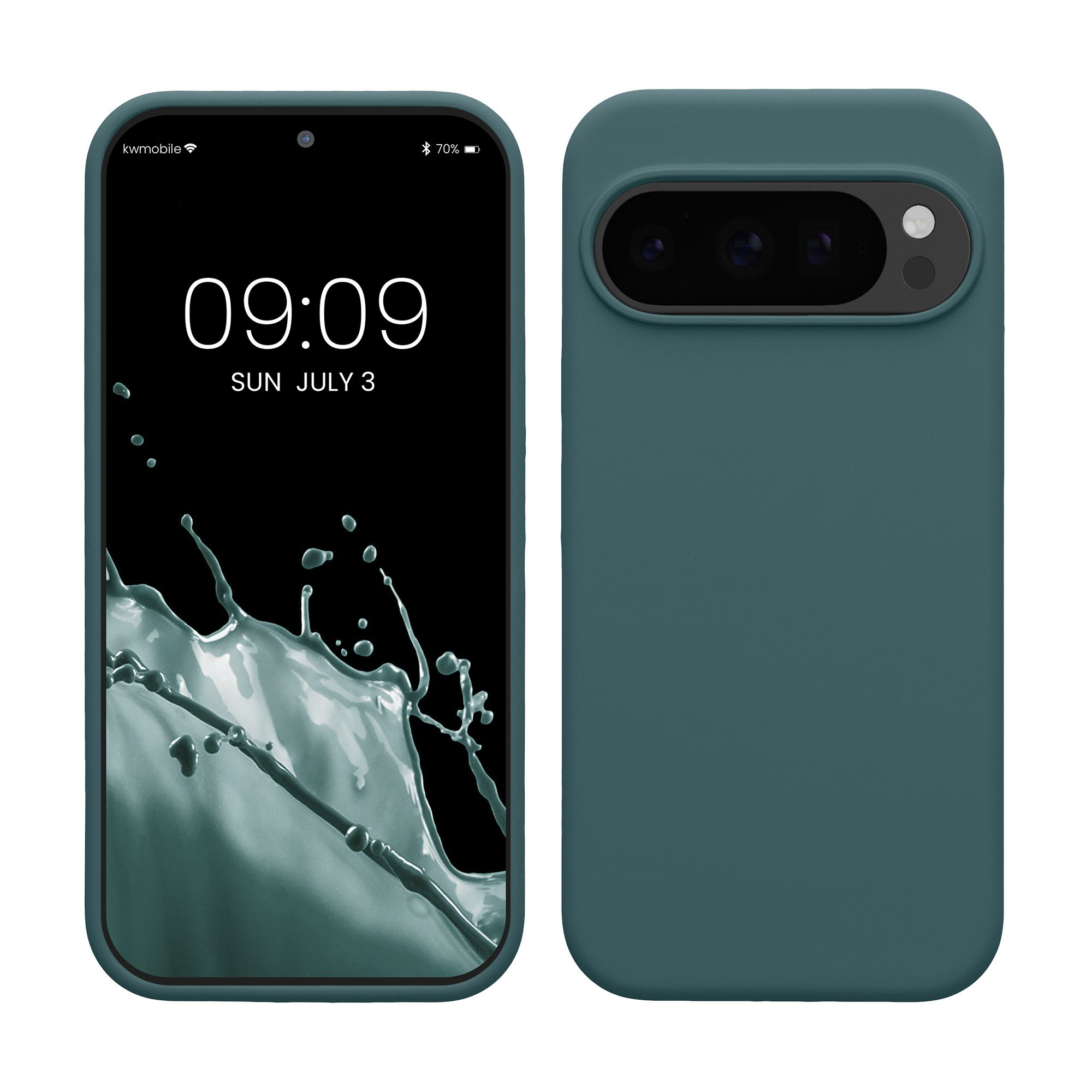 Silikonový kryt kwmobile pro Google Pixel 10 / Pixel 10 Pro - tmavě modrá Arctic Night