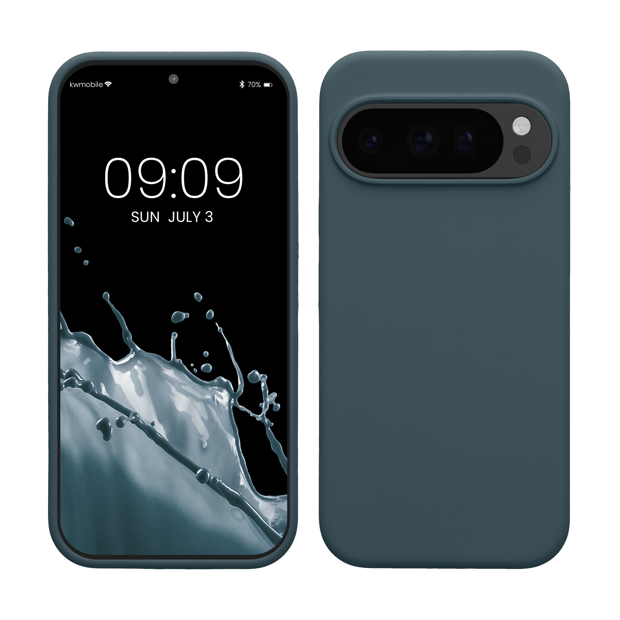 Silikonový kryt kwmobile pro Google Pixel 10 / Pixel 10 Pro - tmavě břidlicová