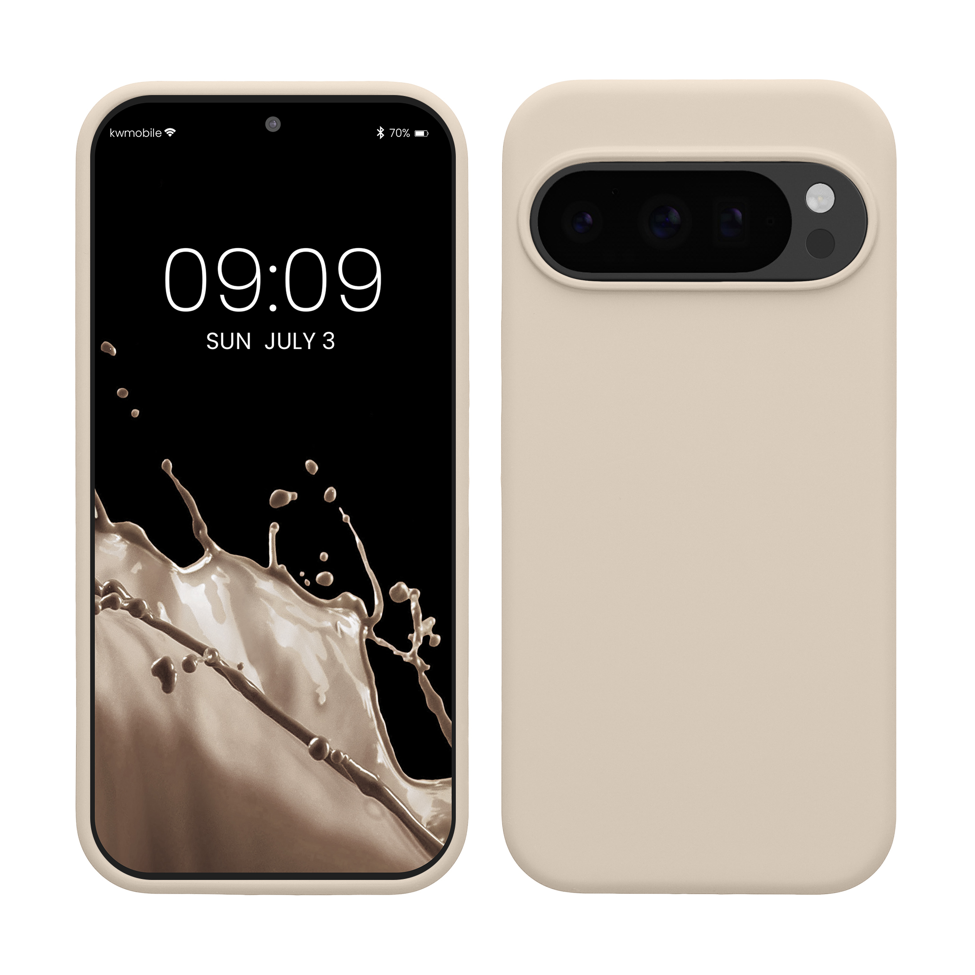 Kryt na mobil Google Pixel 10 / Pixel 10 Pro kwmobile - krémová matná