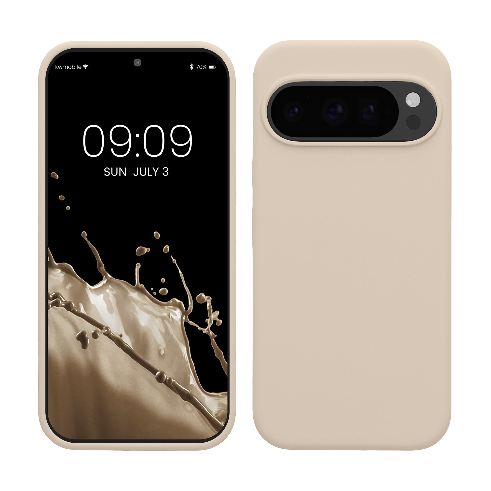 Kryt na mobil Google Pixel 10 / Pixel 10 Pro kwmobile - krémová
