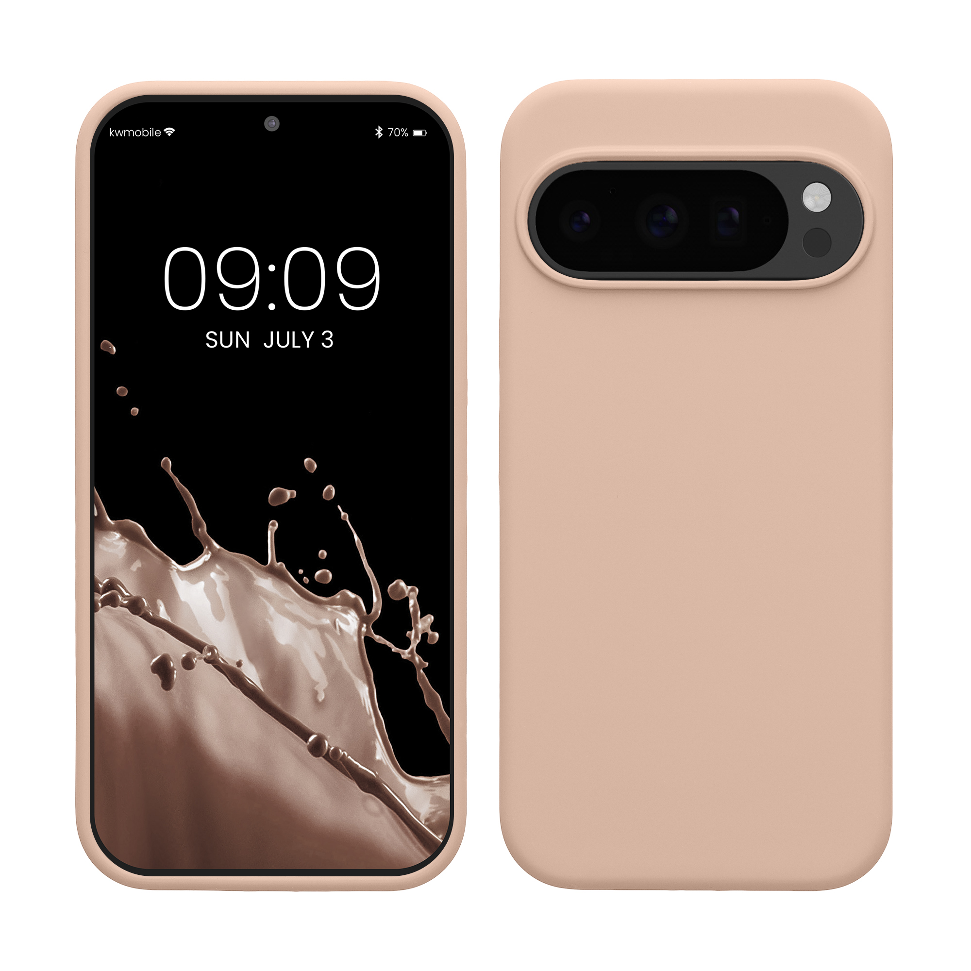 Pouzdro pro Google Pixel 10 / Pixel 10 Pro kwmobile silikonové - starorůžová