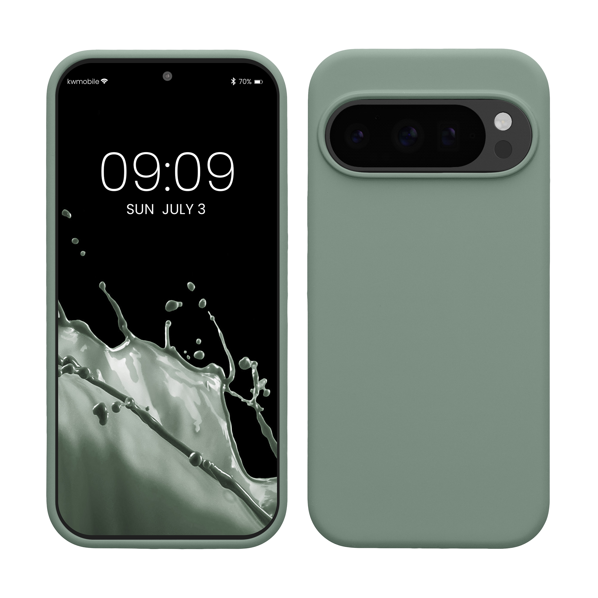 Pouzdro pro Google Pixel 10 / Pixel 10 Pro kwmobile silikonové - světle zelená
