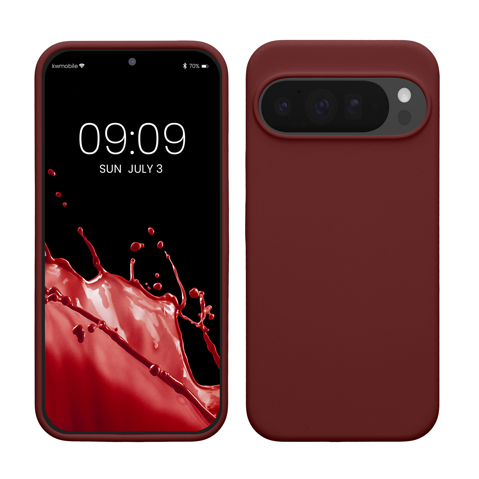 Silikonový kryt kwmobile pro Google Pixel 10 Pro XL - bordó fialová