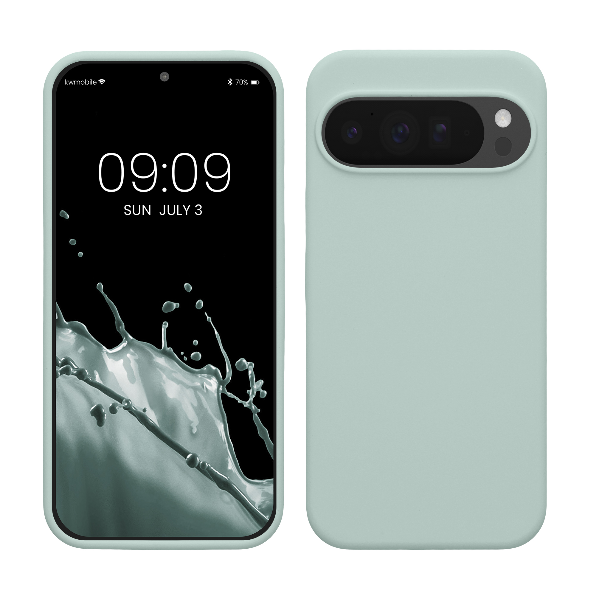Silikonový kryt kwmobile pro Google Pixel 10 Pro XL - svěží mátová