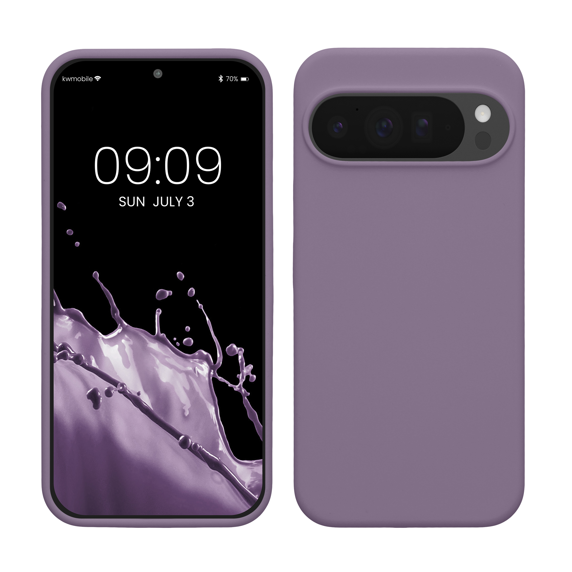 Silikonový kryt kwmobile pro Google Pixel 10 Pro XL - světle fialová Pale Iris