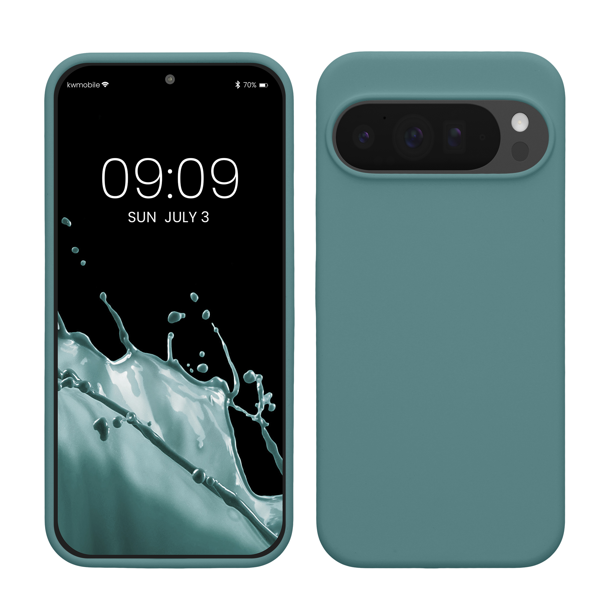 Silikonový kryt kwmobile pro Google Pixel 10 Pro XL - tmavě modrá Arctic Night