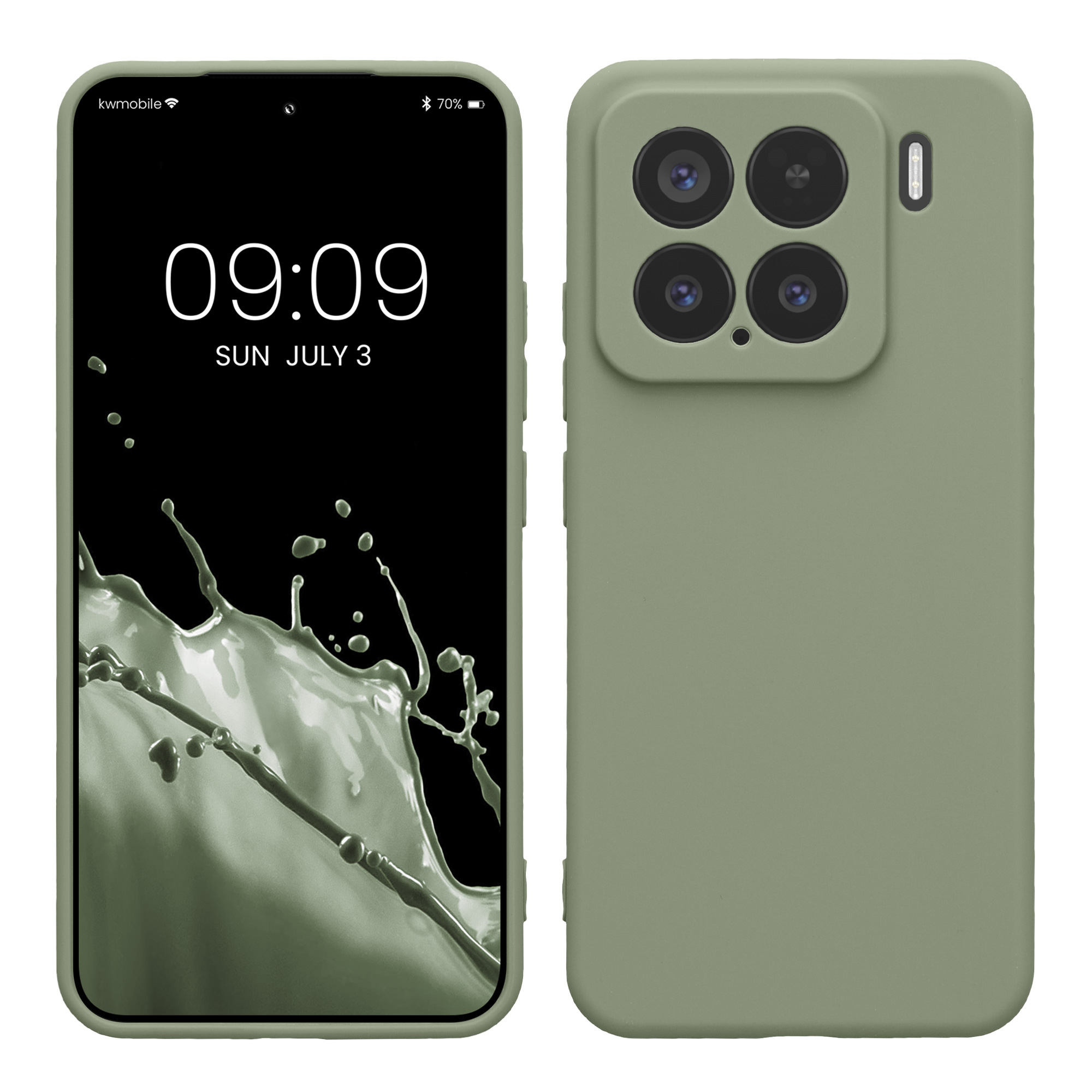 Kryt na mobil Xiaomi 15 kwmobile šedozelená